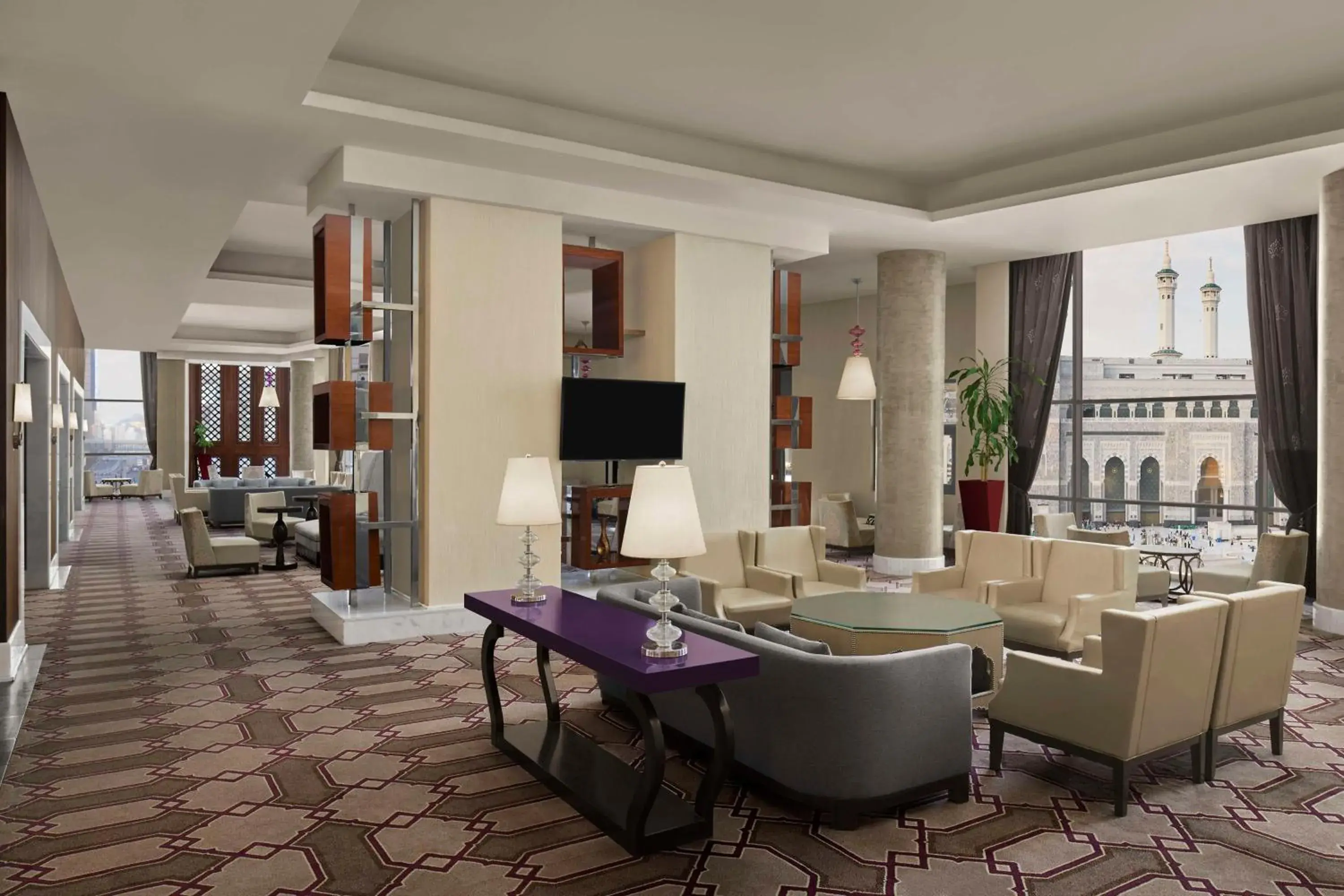 Lobby or reception in Hilton Suites Jabal Omar Makkah Lobby or reception in Hilton Suites Jabal Omar Makkah
