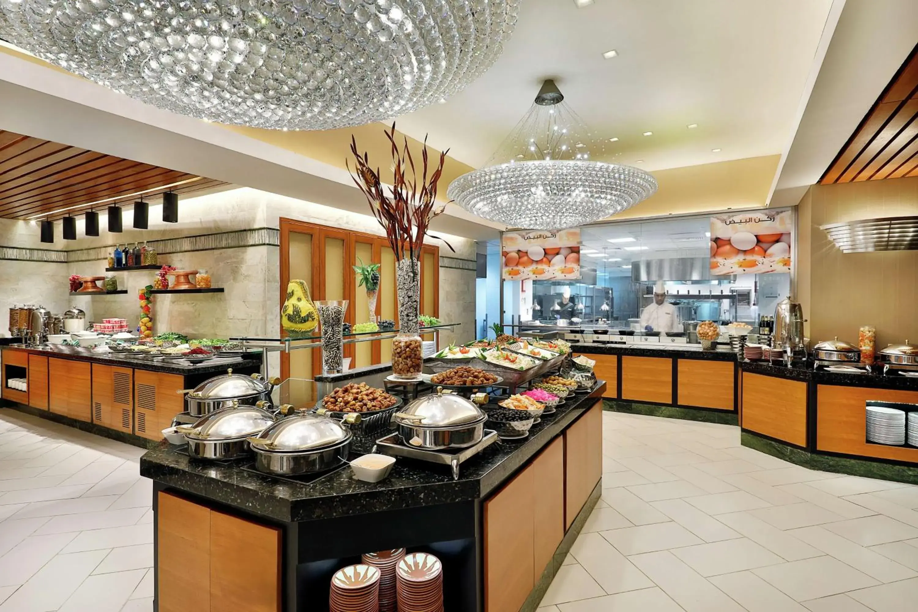 Breakfast in Hilton Suites Jabal Omar Makkah Breakfast in Hilton Suites Jabal Omar Makkah