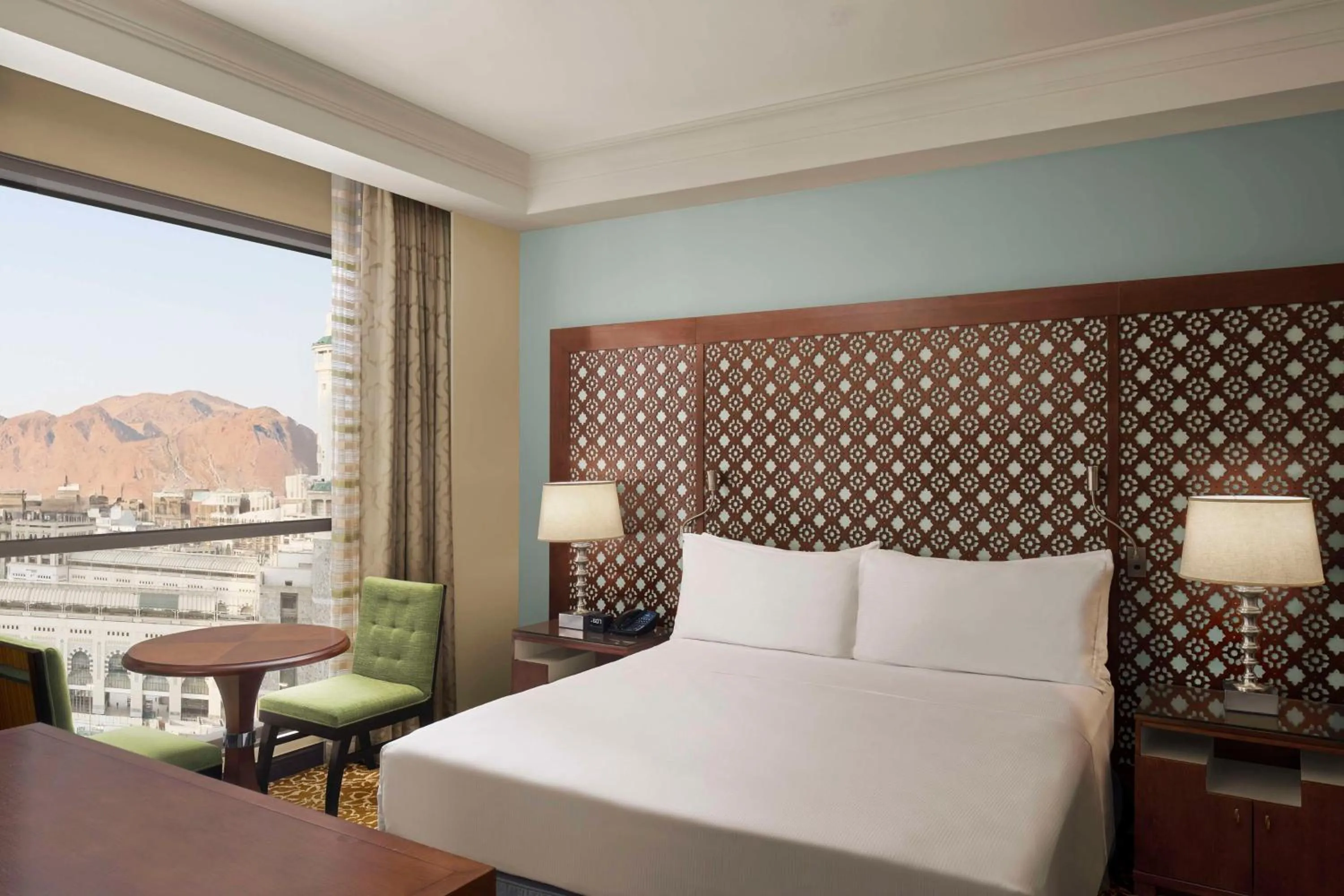 Bed in Hilton Suites Jabal Omar Makkah