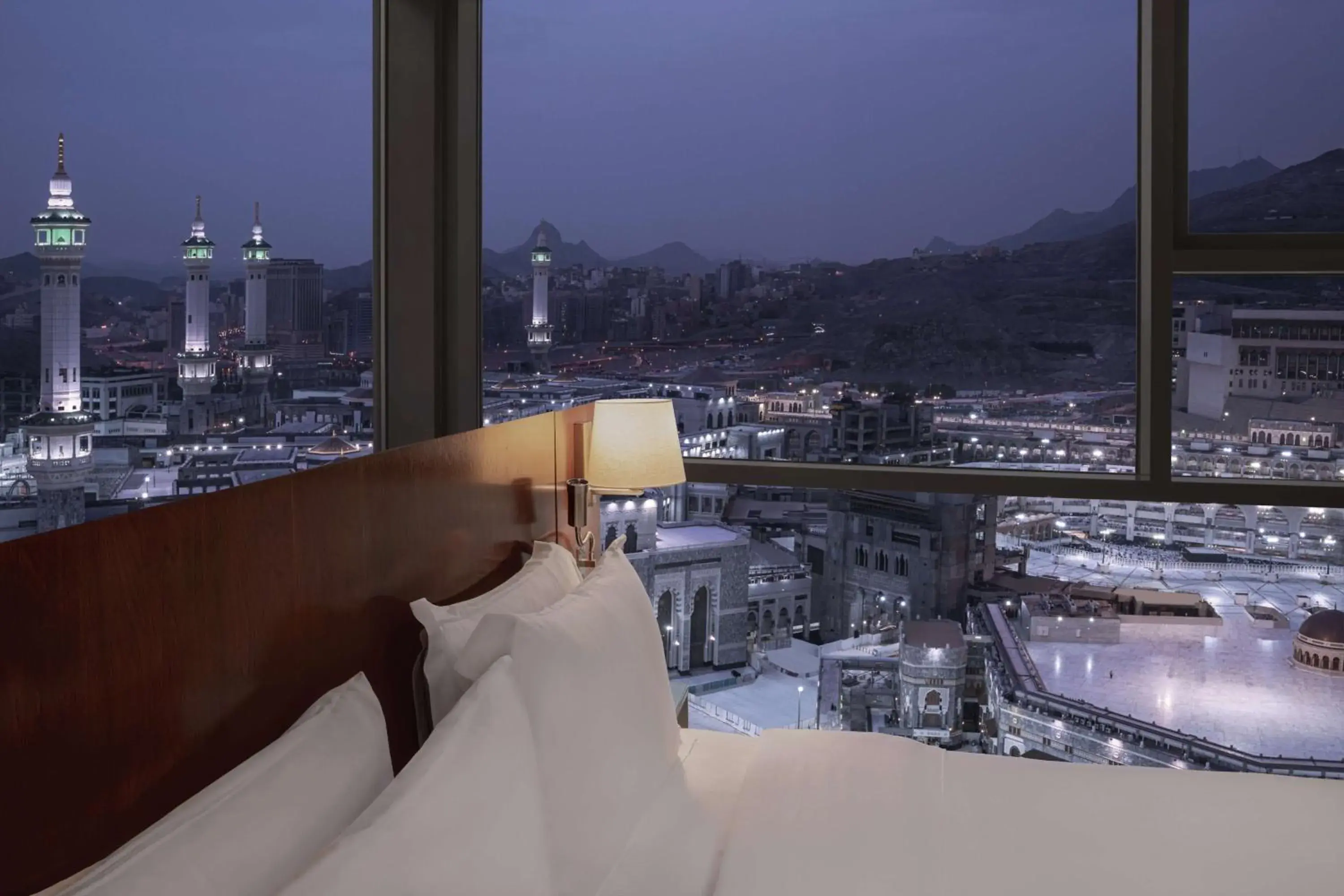 Bed in Hilton Suites Jabal Omar Makkah Bed in Hilton Suites Jabal Omar Makkah