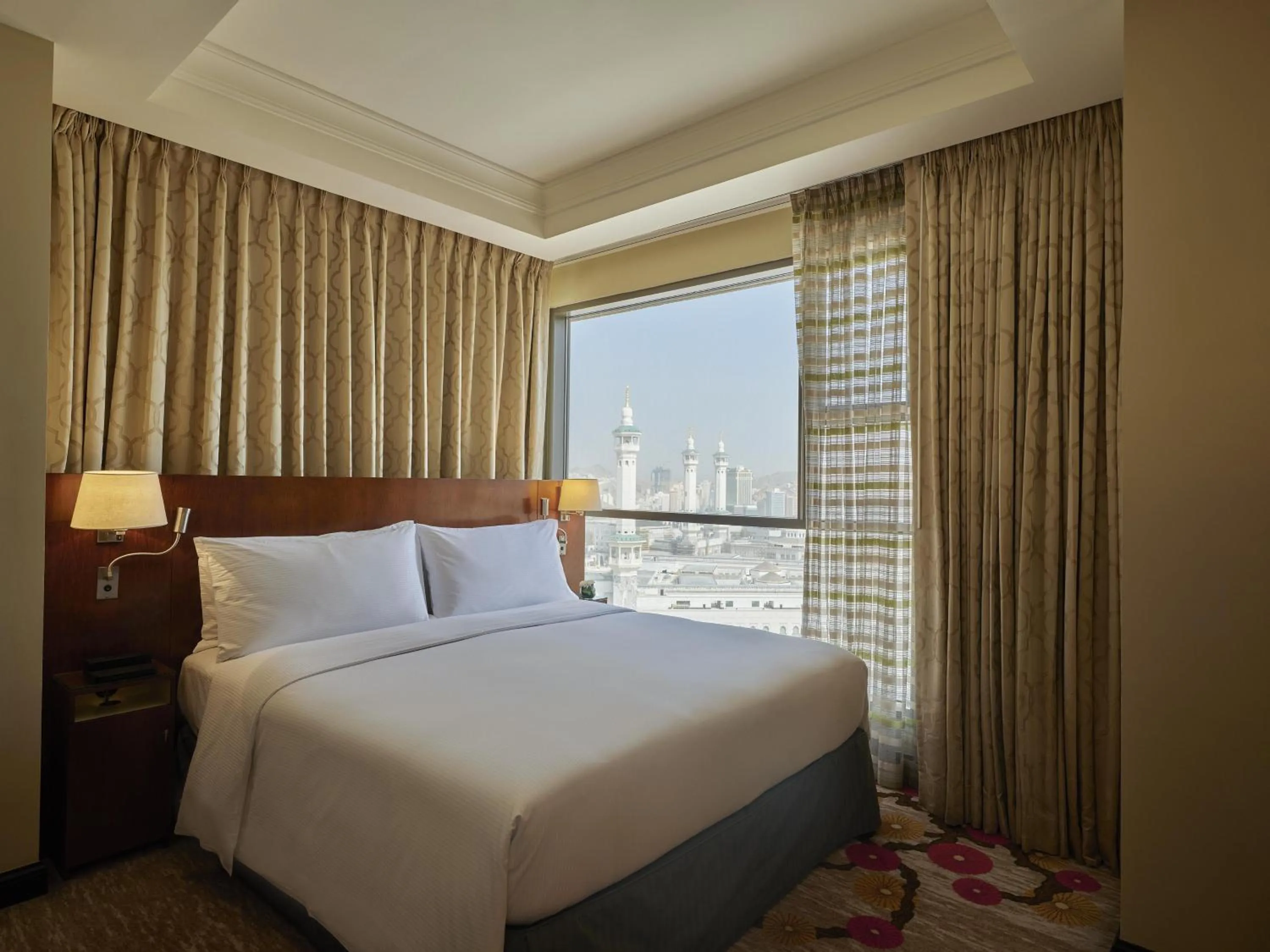 Bed in Hilton Suites Jabal Omar Makkah