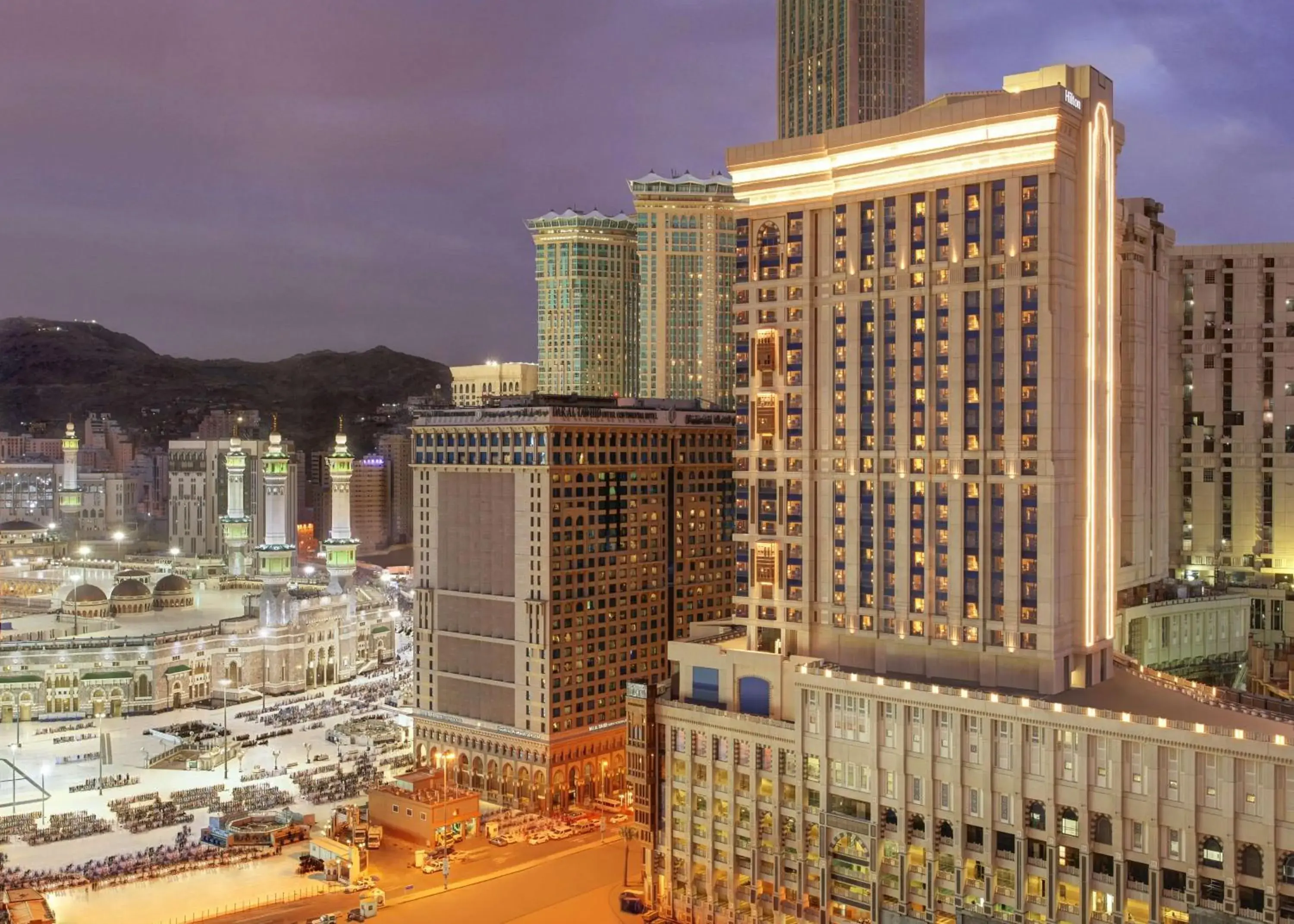 Property building in Hilton Suites Jabal Omar Makkah Property building in Hilton Suites Jabal Omar Makkah