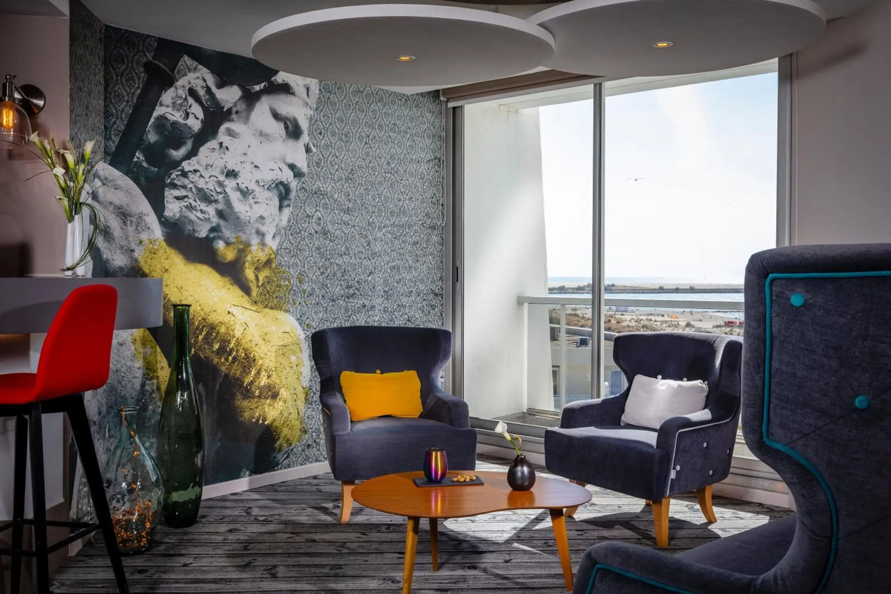 Living room in Thalazur Port-Camargue - Hotel & Spa Living room in Thalazur Port-Camargue - Hotel & Spa