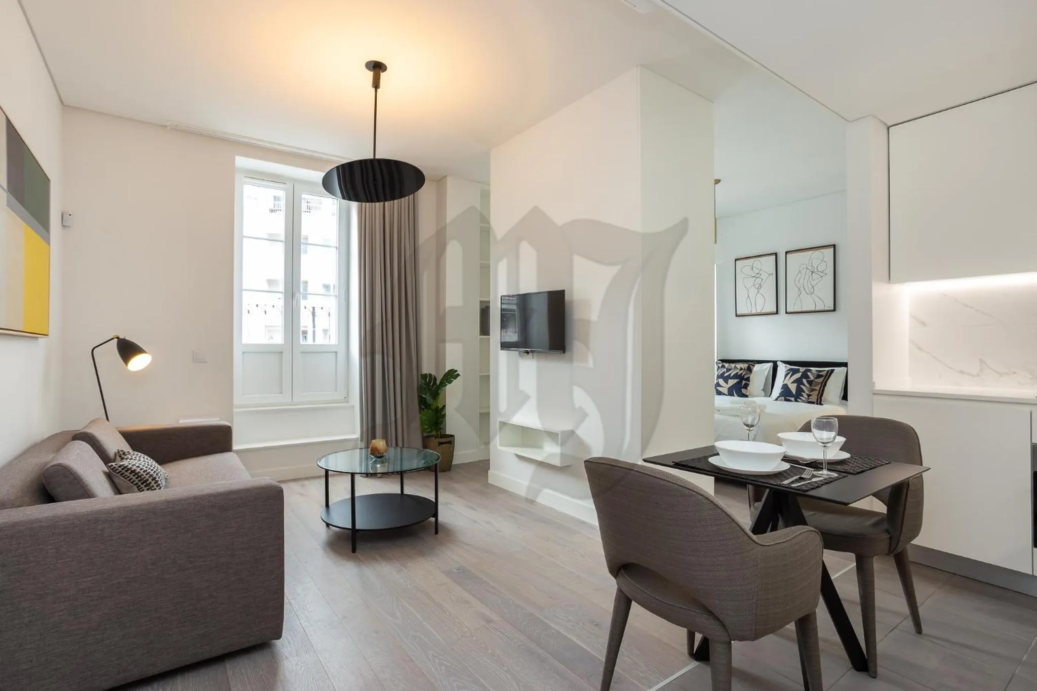 TV and multimedia in Morgan-Jupiter Apartments