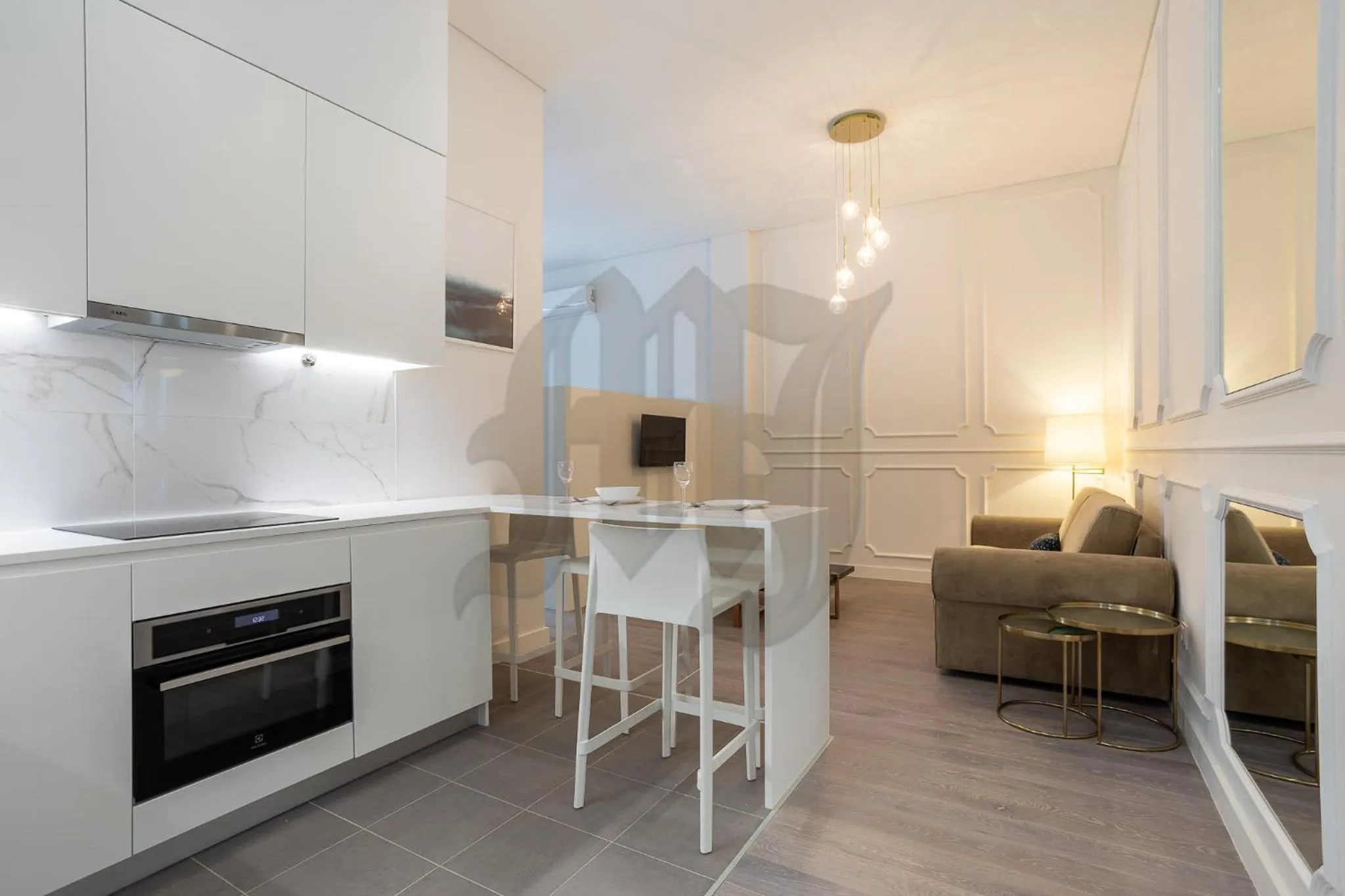 Kitchen or kitchenette in Morgan-Jupiter Apartments