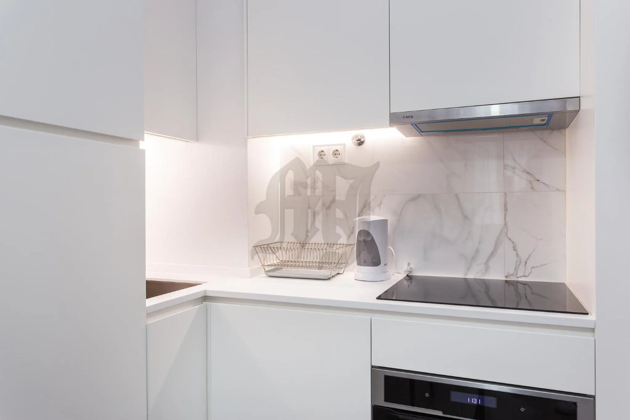 Kitchen or kitchenette in Morgan-Jupiter Apartments