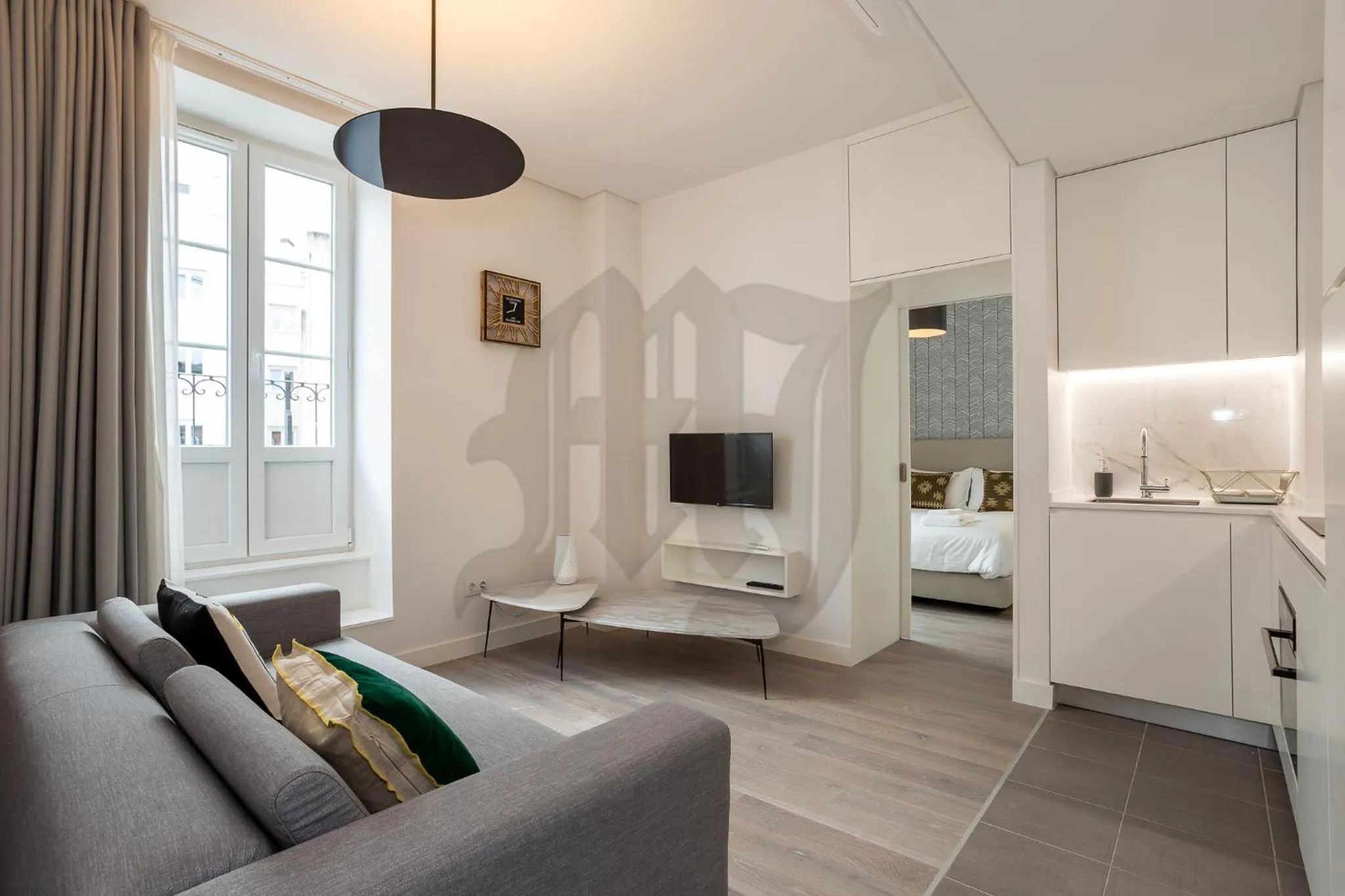 Kitchen or kitchenette in Morgan-Jupiter Apartments