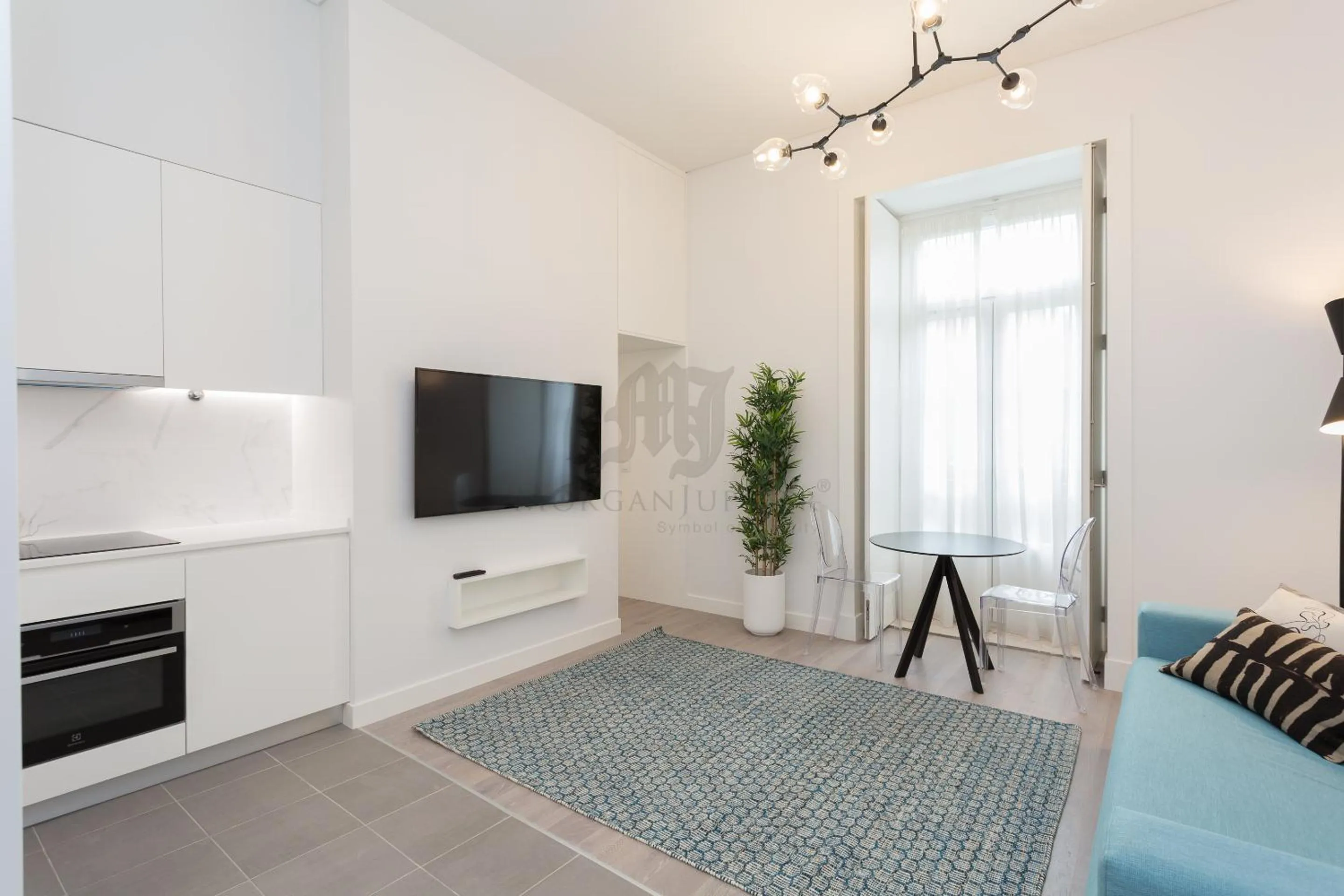 Kitchen or kitchenette in Morgan-Jupiter Apartments