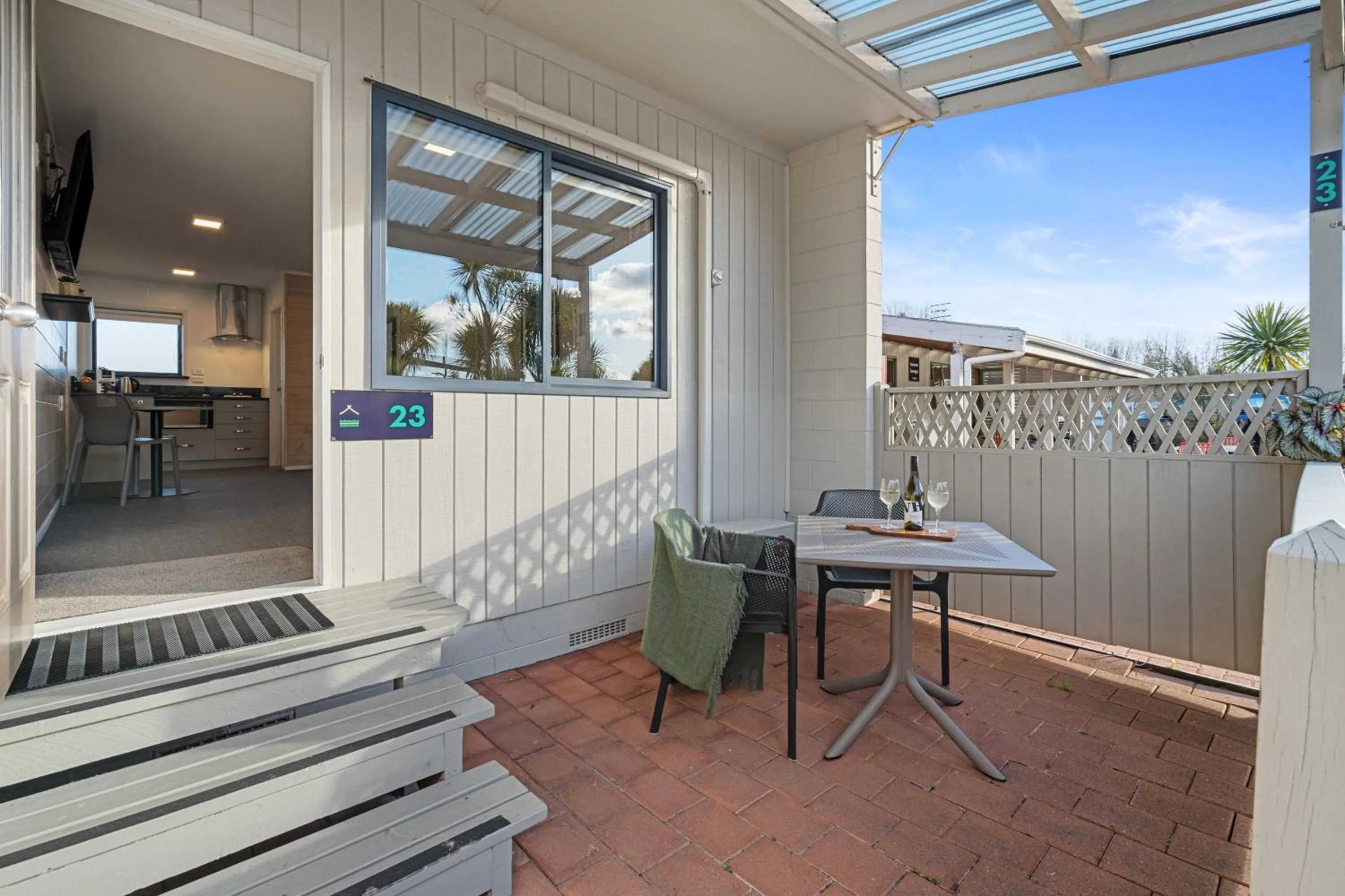 Balcony/Terrace in Tasman Holiday Parks - Rotorua