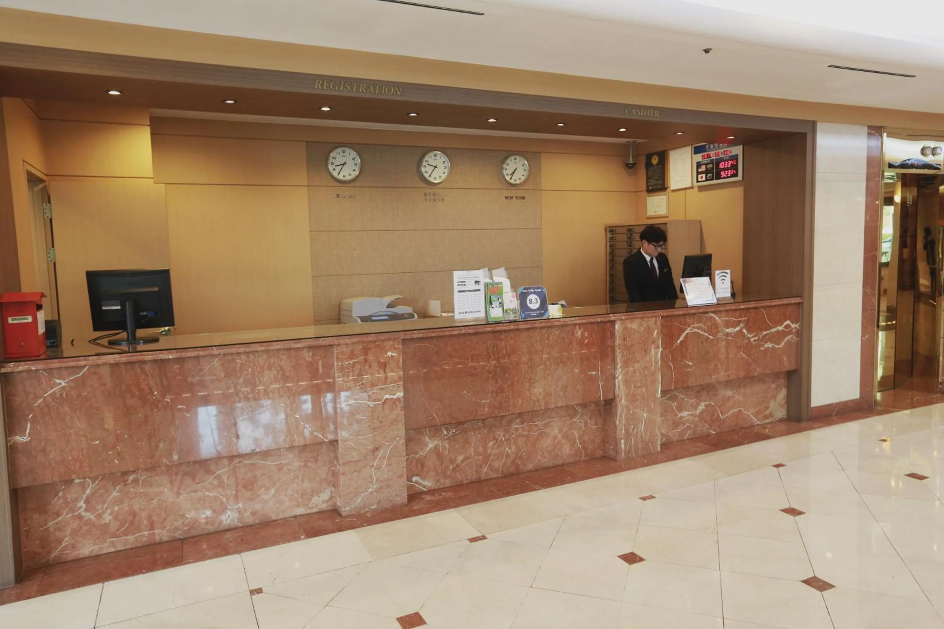 Decorative detail in New Kukje Hotel