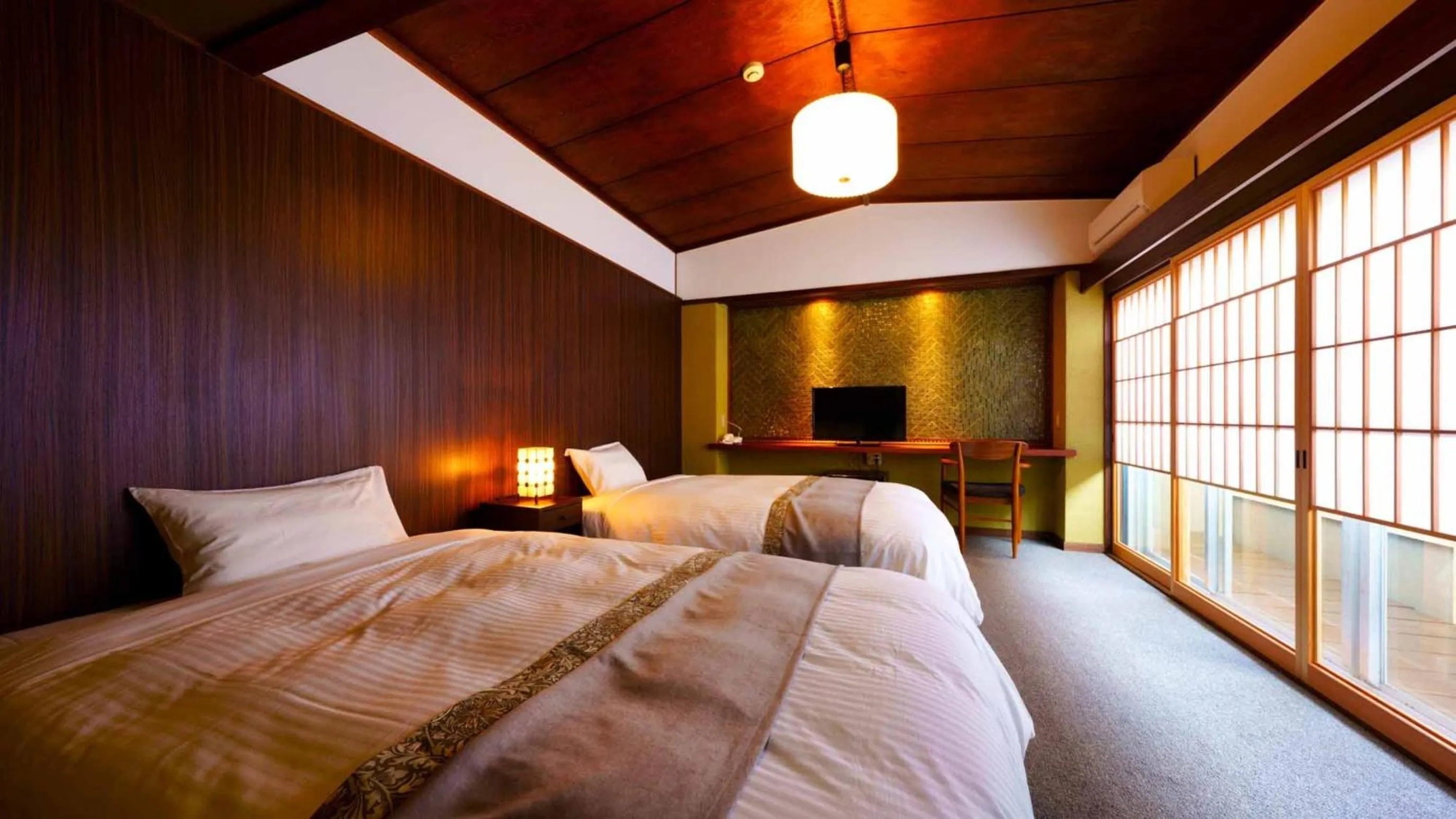 Bedroom, Bed in Ryokan Kiraku