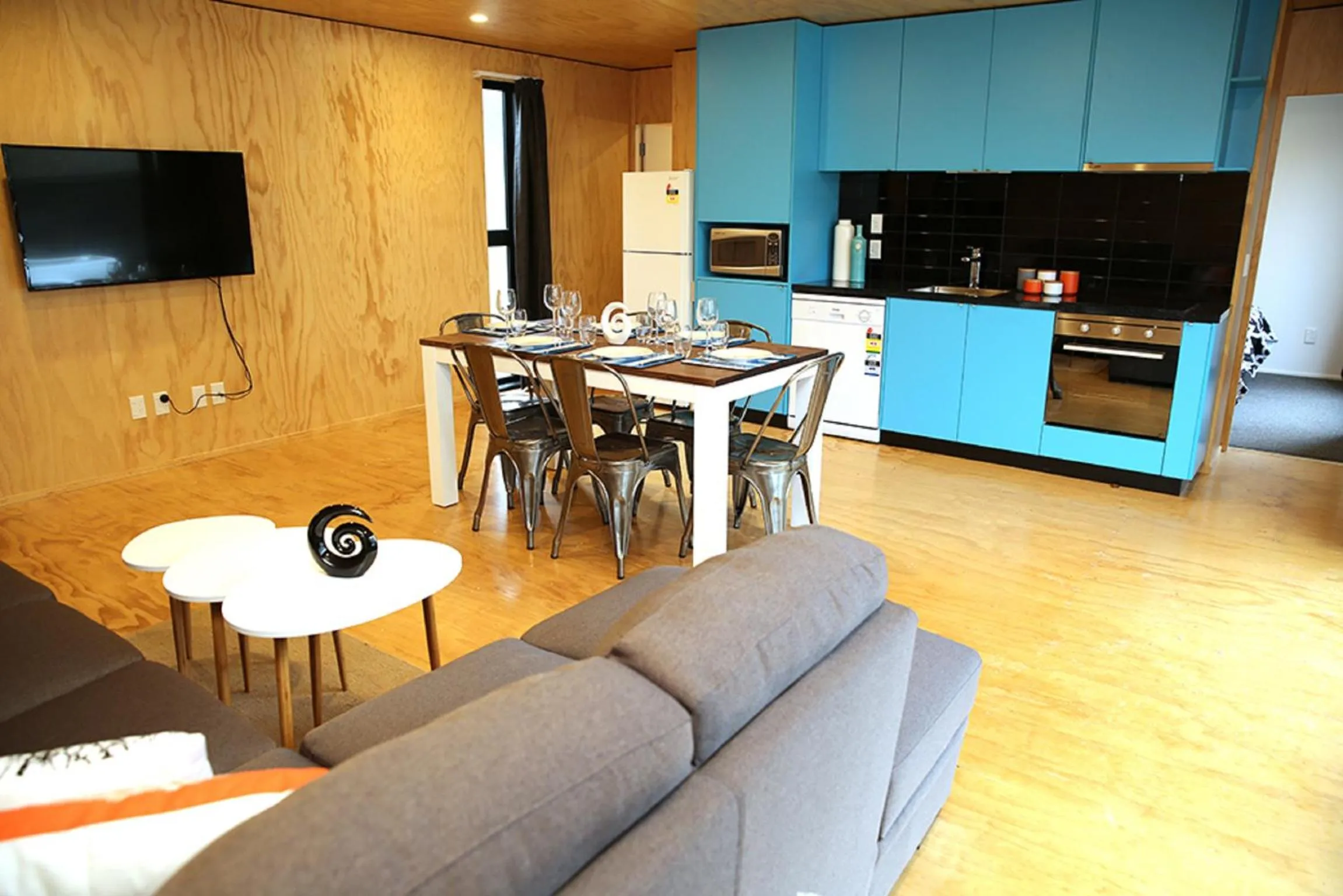 Kitchen or kitchenette in Rotorua Thermal Holiday Park
