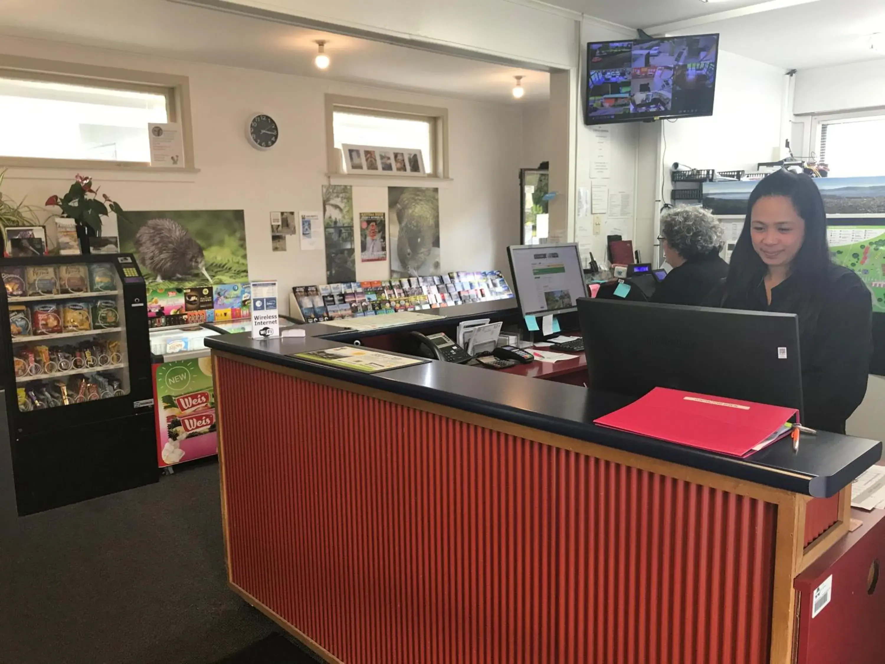 Lobby or reception in Rotorua Thermal Holiday Park Lobby or reception in Rotorua Thermal Holiday Park