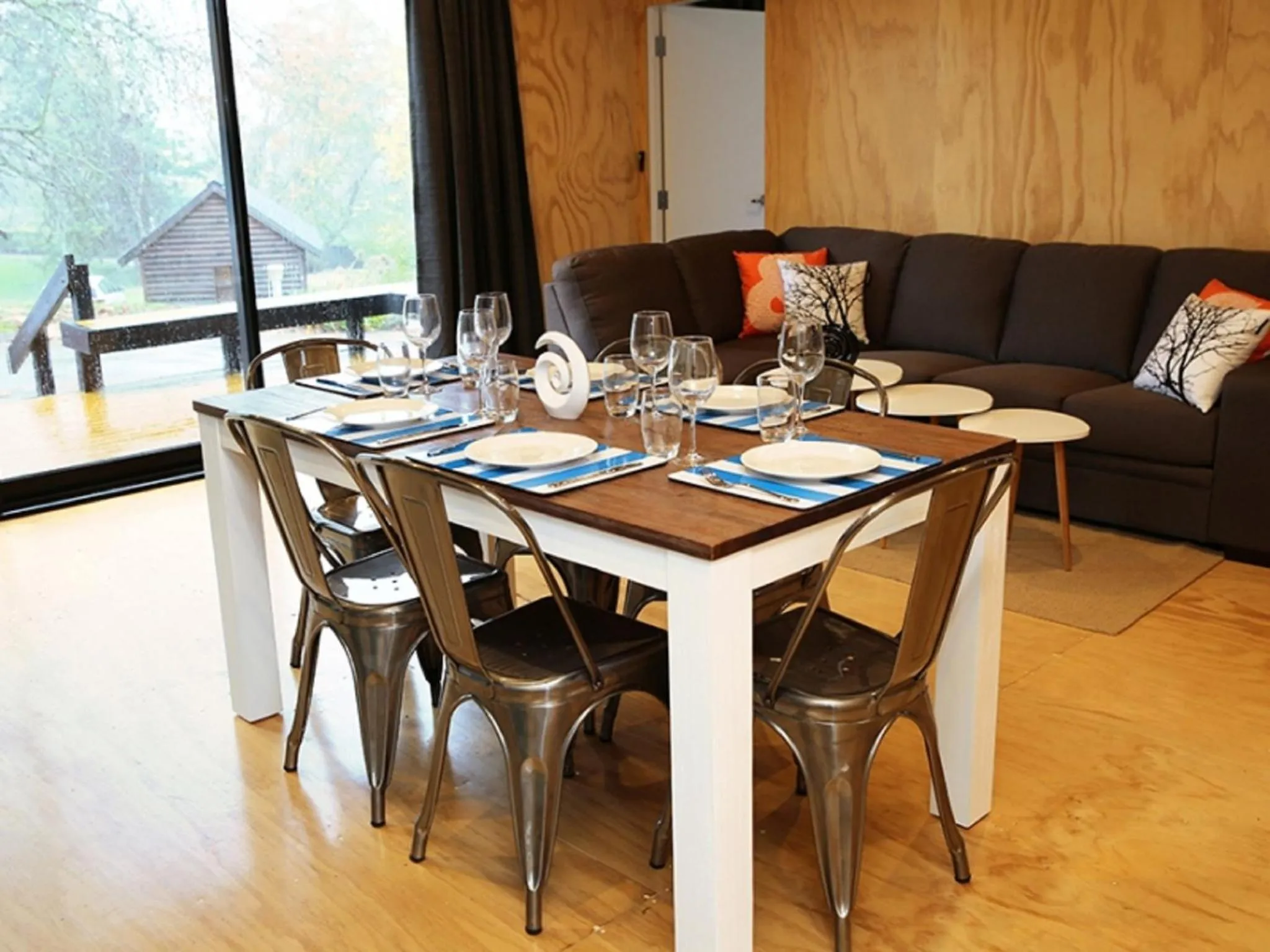 Dining area in Rotorua Thermal Holiday Park