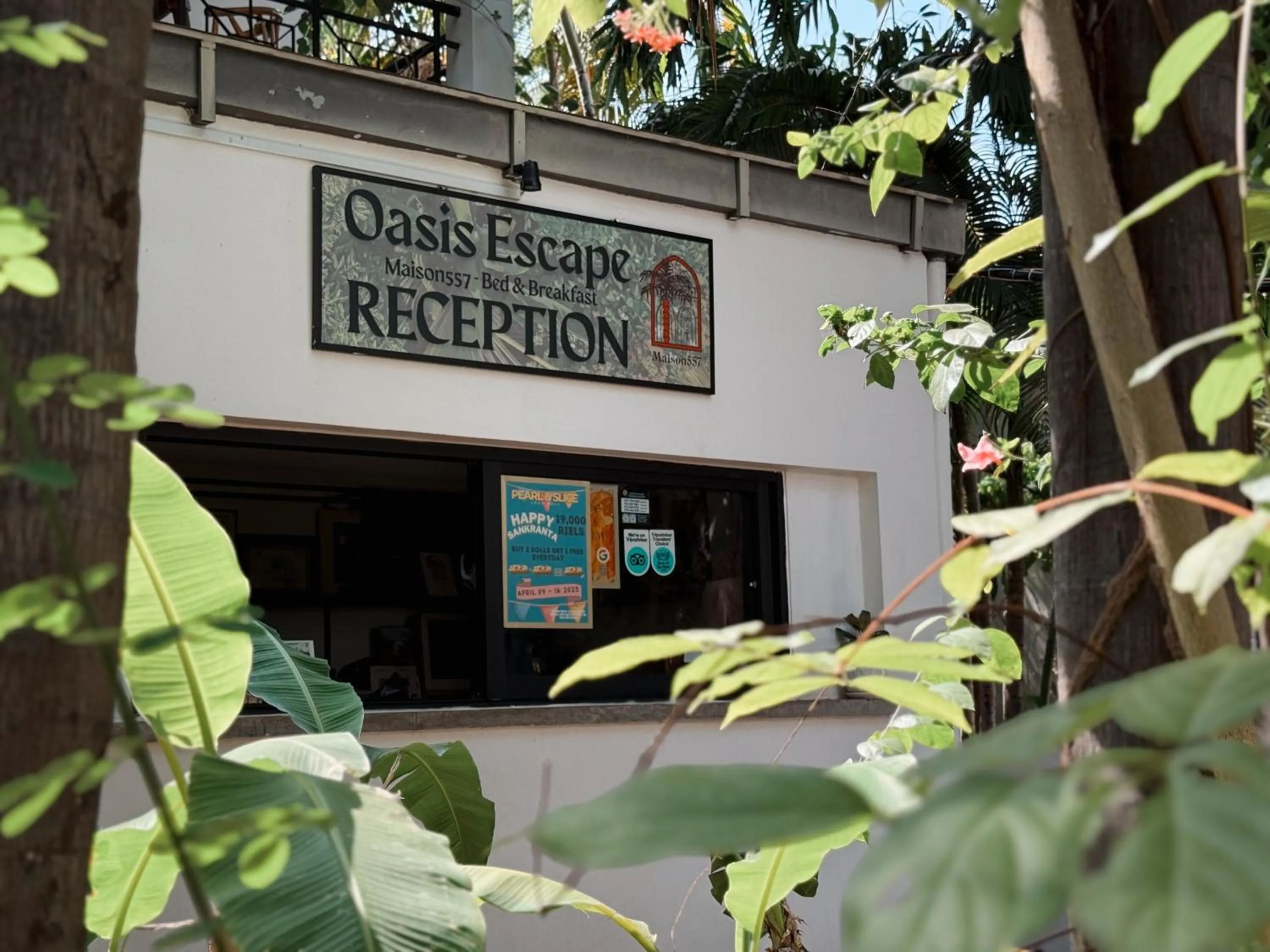 Lobby or reception in Maison 557