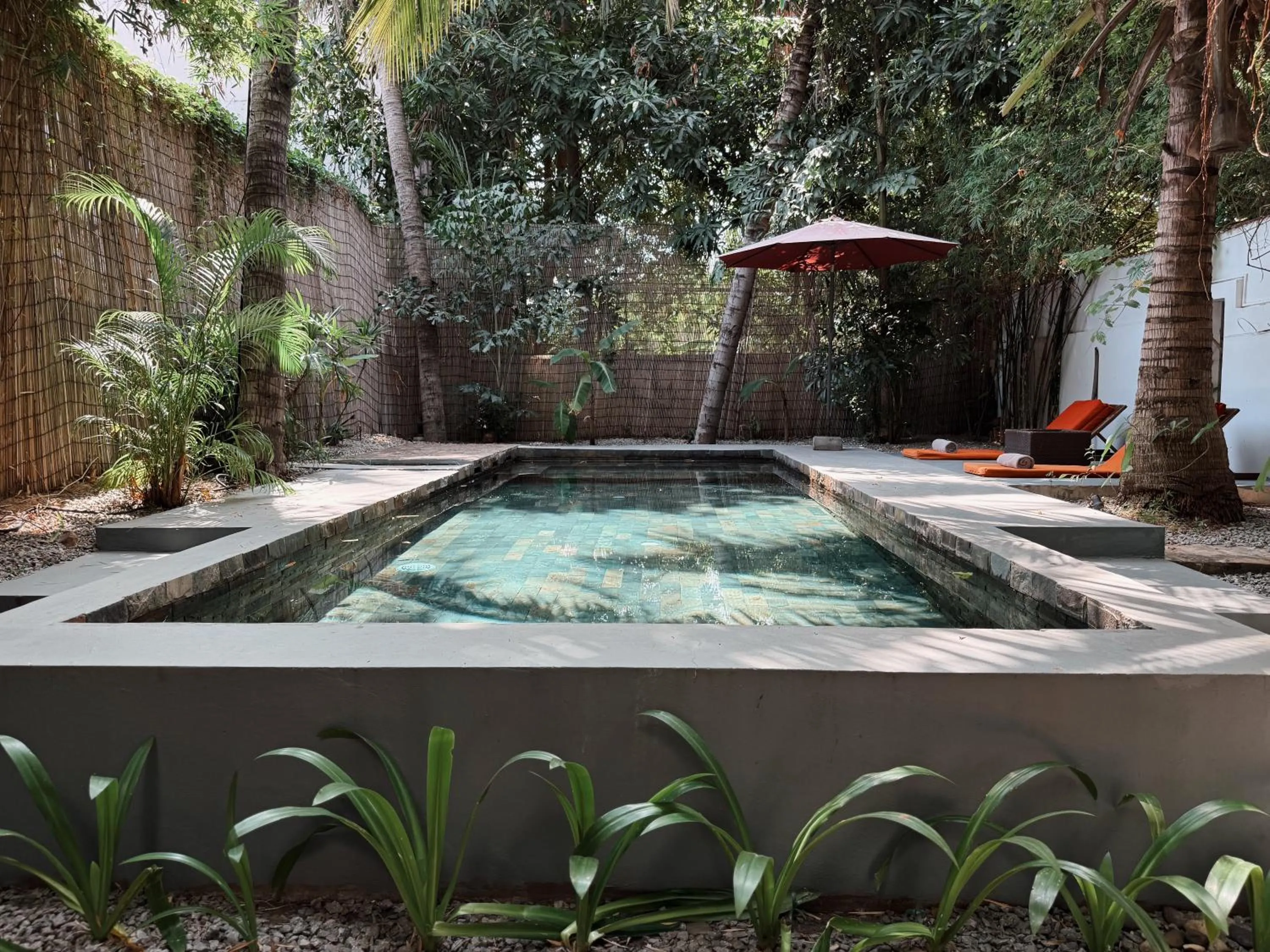 Pool view in Maison 557