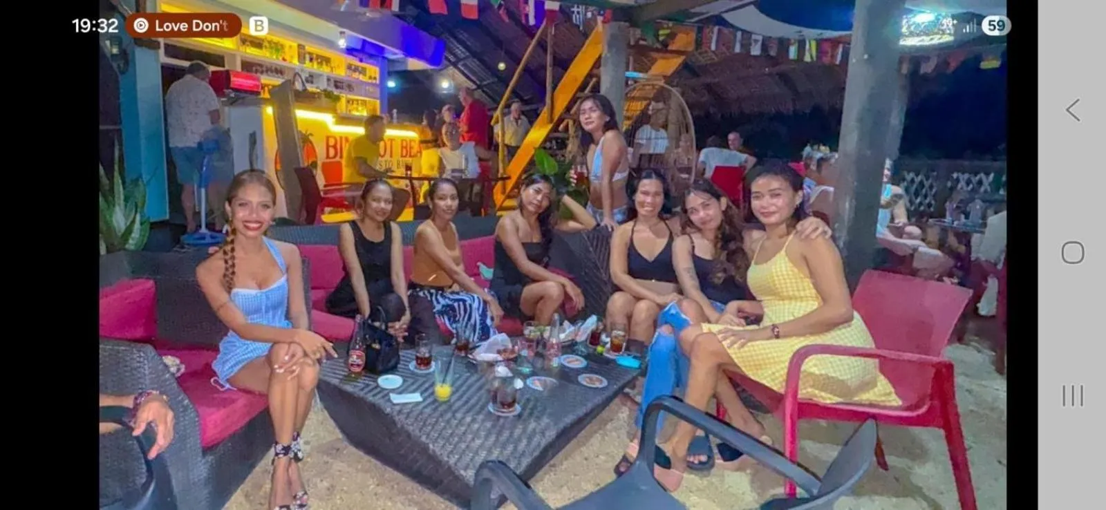 Lounge or bar in Binucot Beach Resort