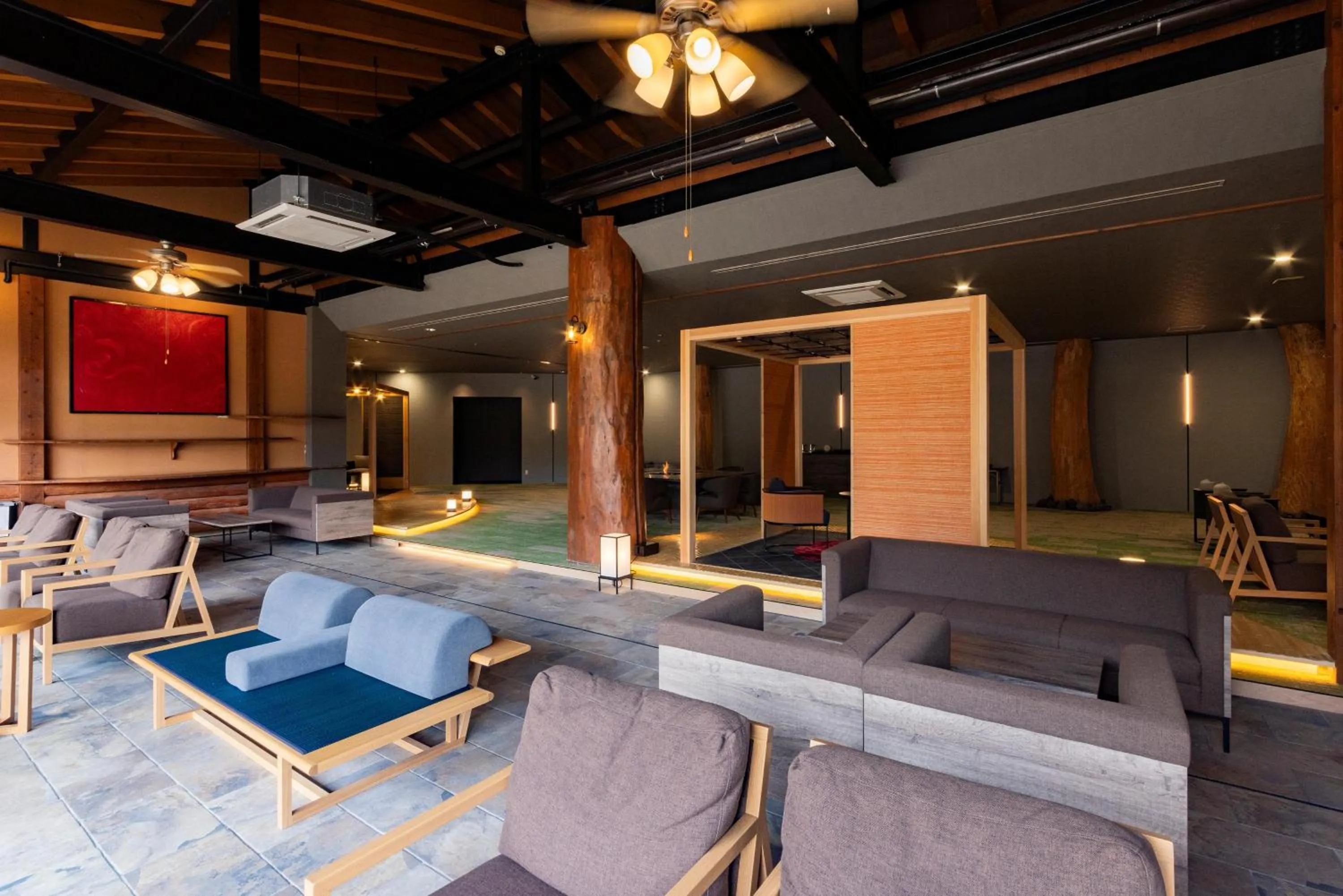 Lobby or reception in Aso Baien Spa Resort