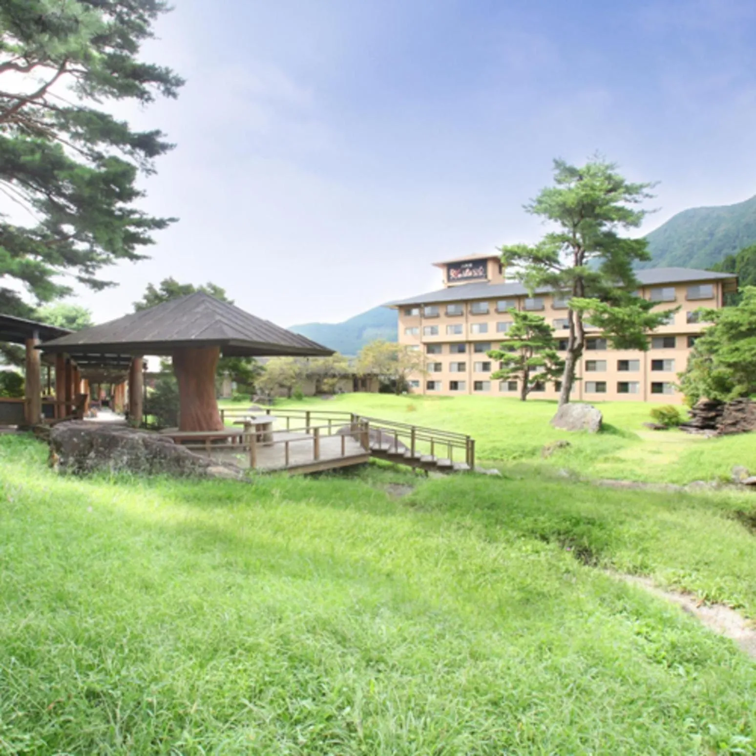 Property building in Aso Baien Spa Resort