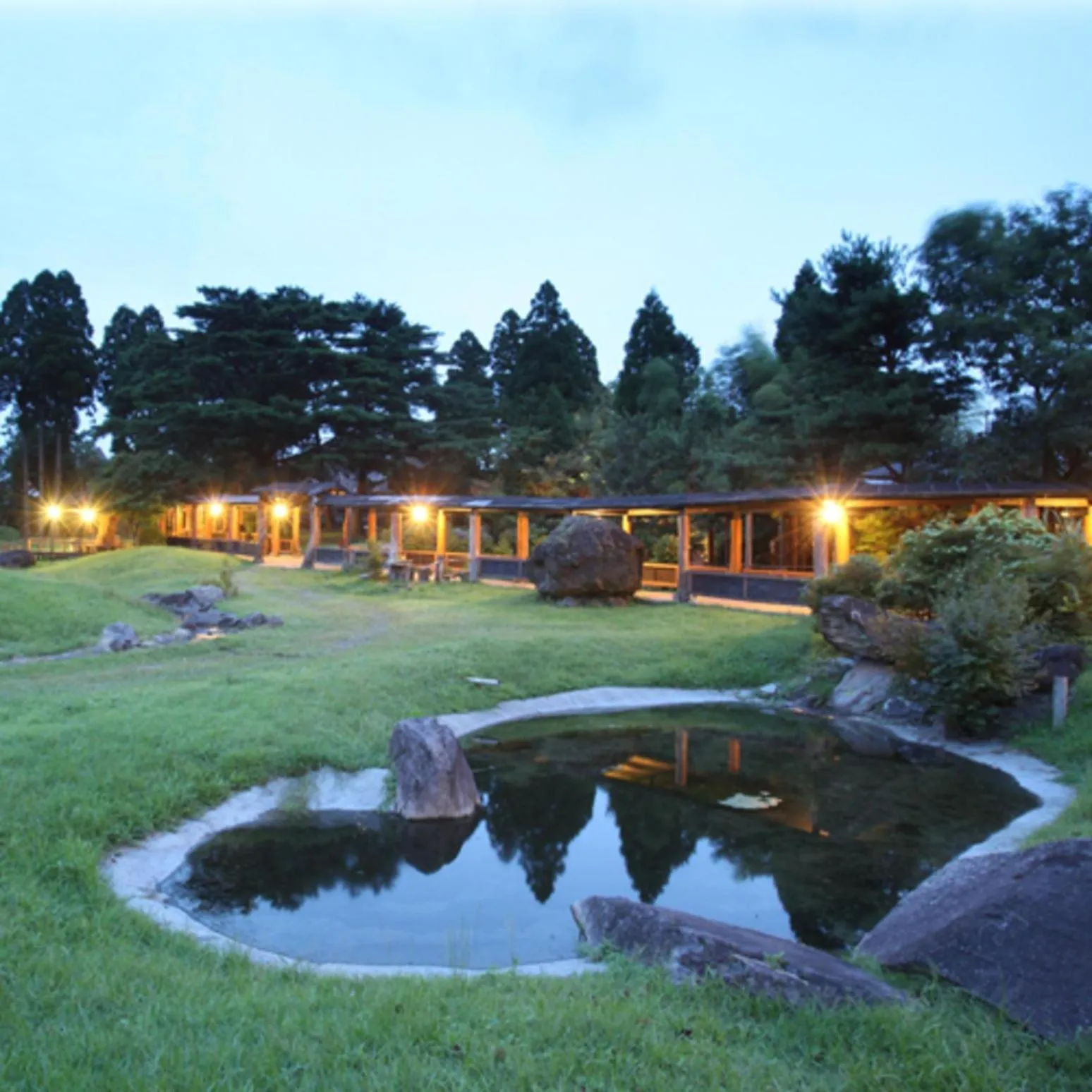 Property building in Aso Baien Spa Resort