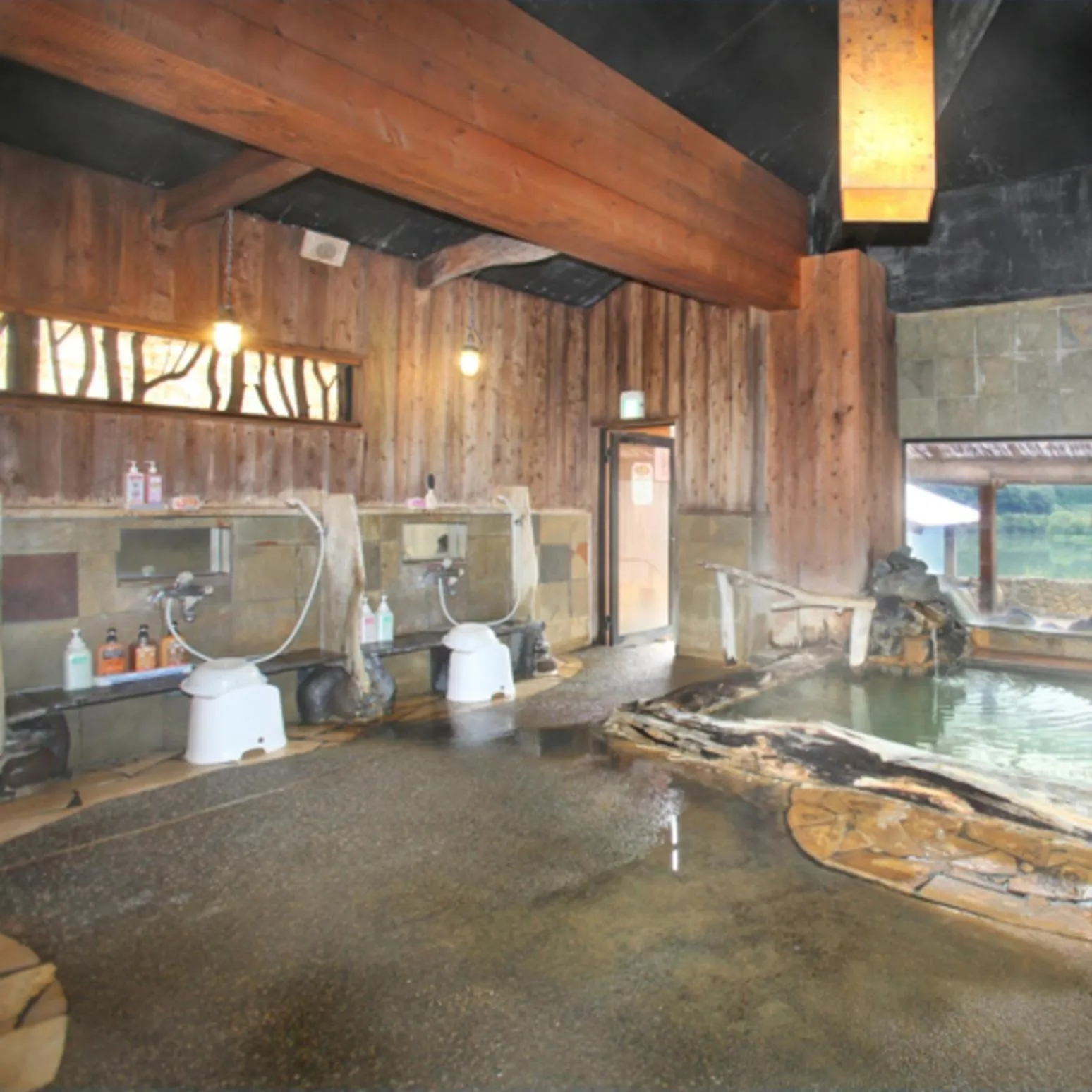 Open Air Bath in Aso Baien Spa Resort