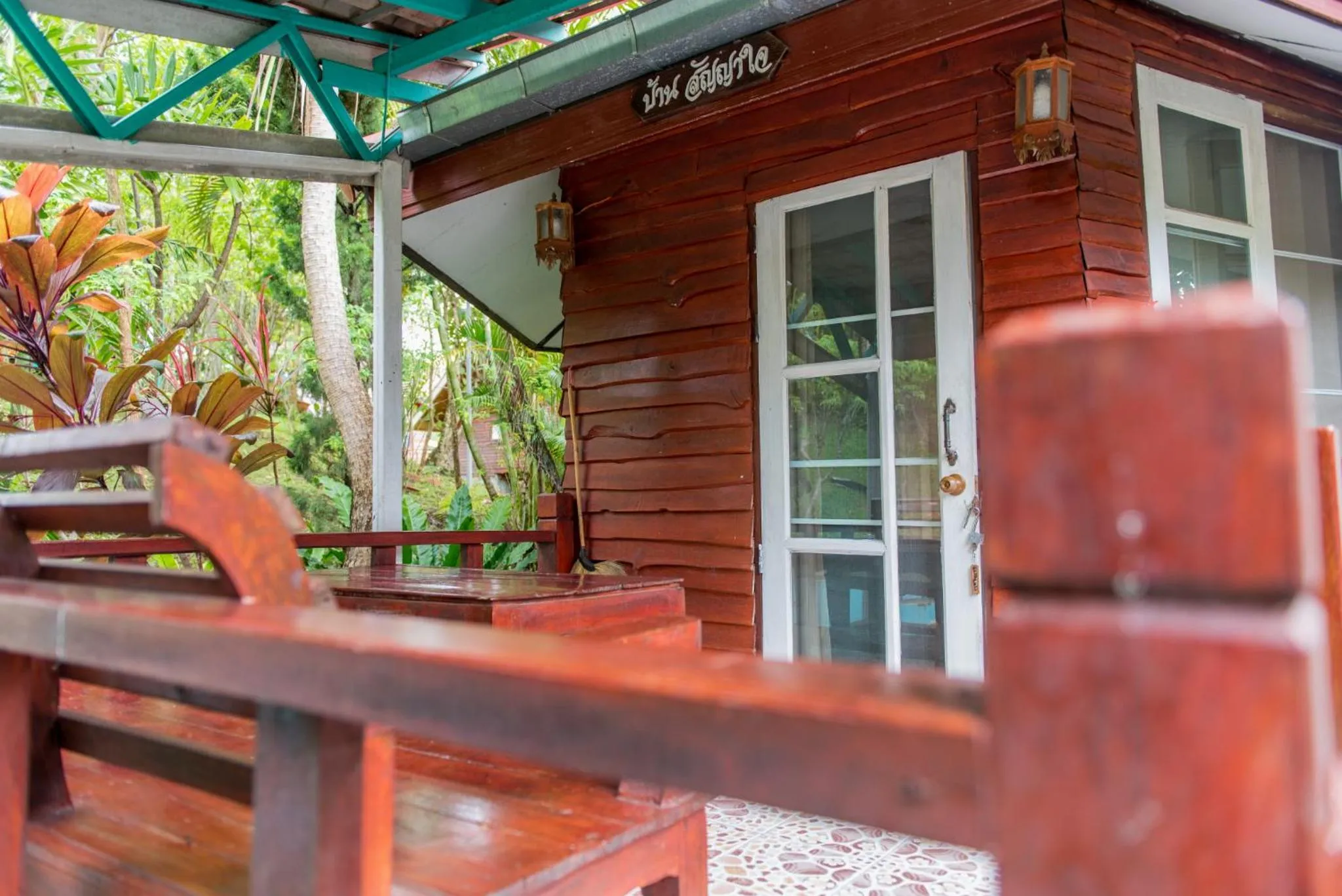 Balcony/Terrace in Fufu In Love Cottages & Campground