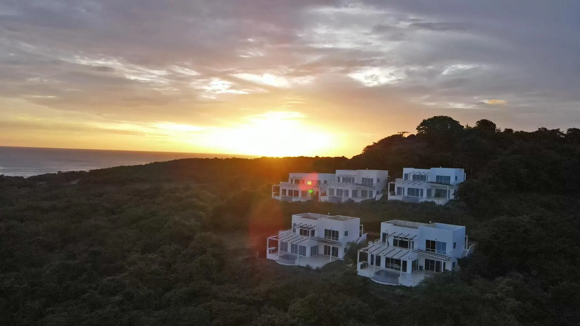 Sunset in Surf Ranch Resort - Popoyo