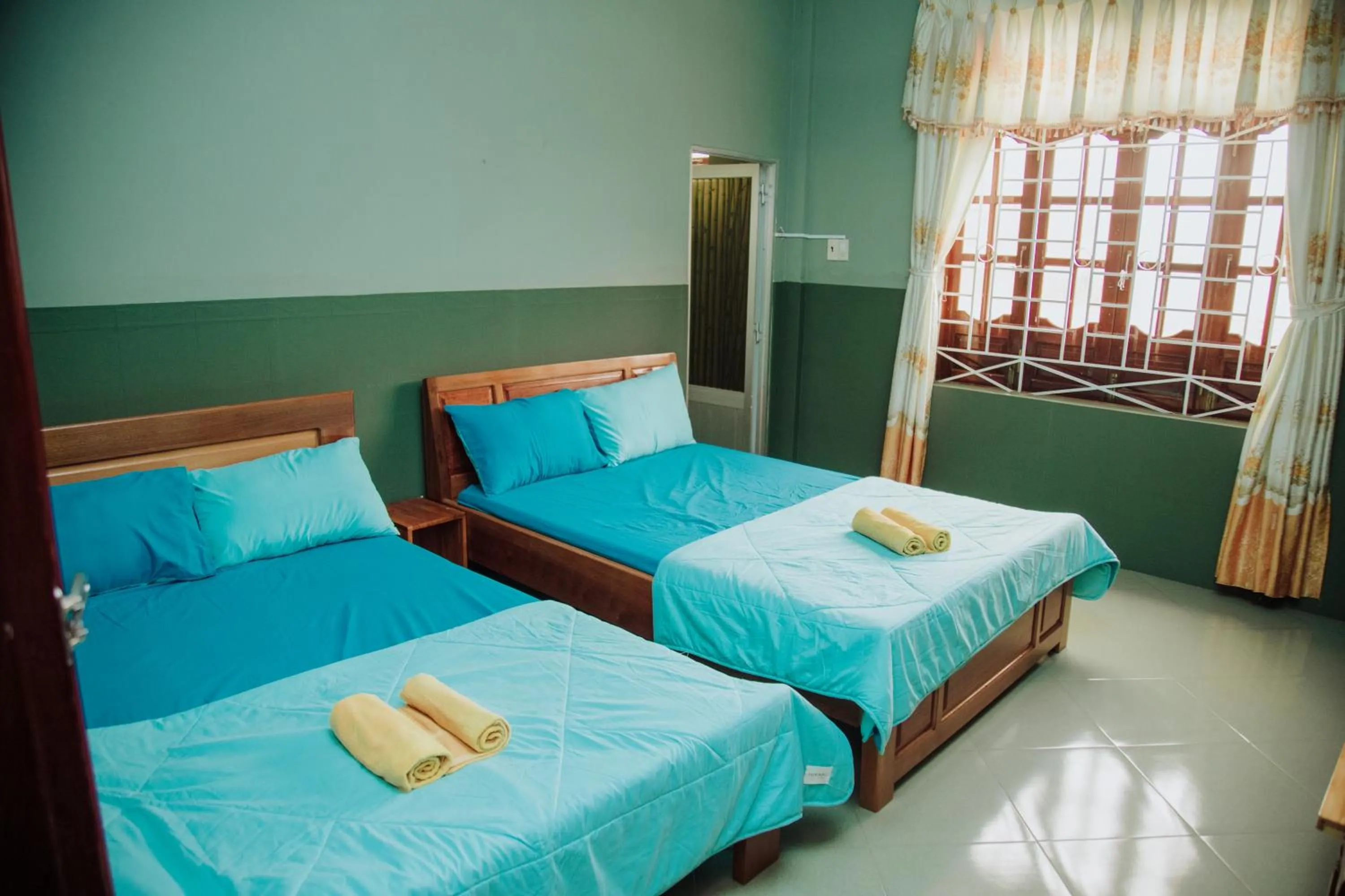 Bed in Yellow Farm Homestay at Tuy Hòa Phú Yên