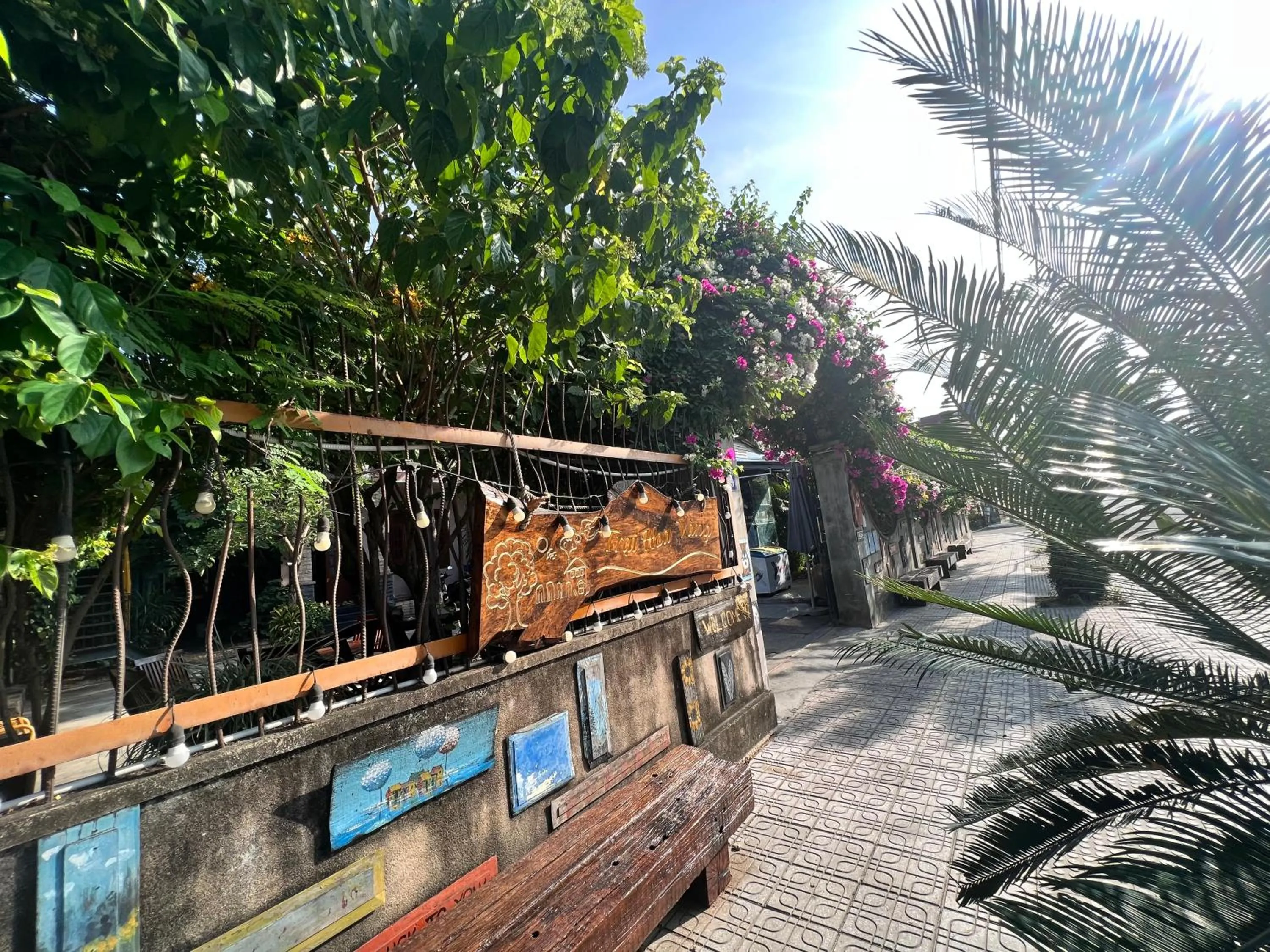 Garden view in Yellow Farm Homestay at Tuy Hòa Phú Yên