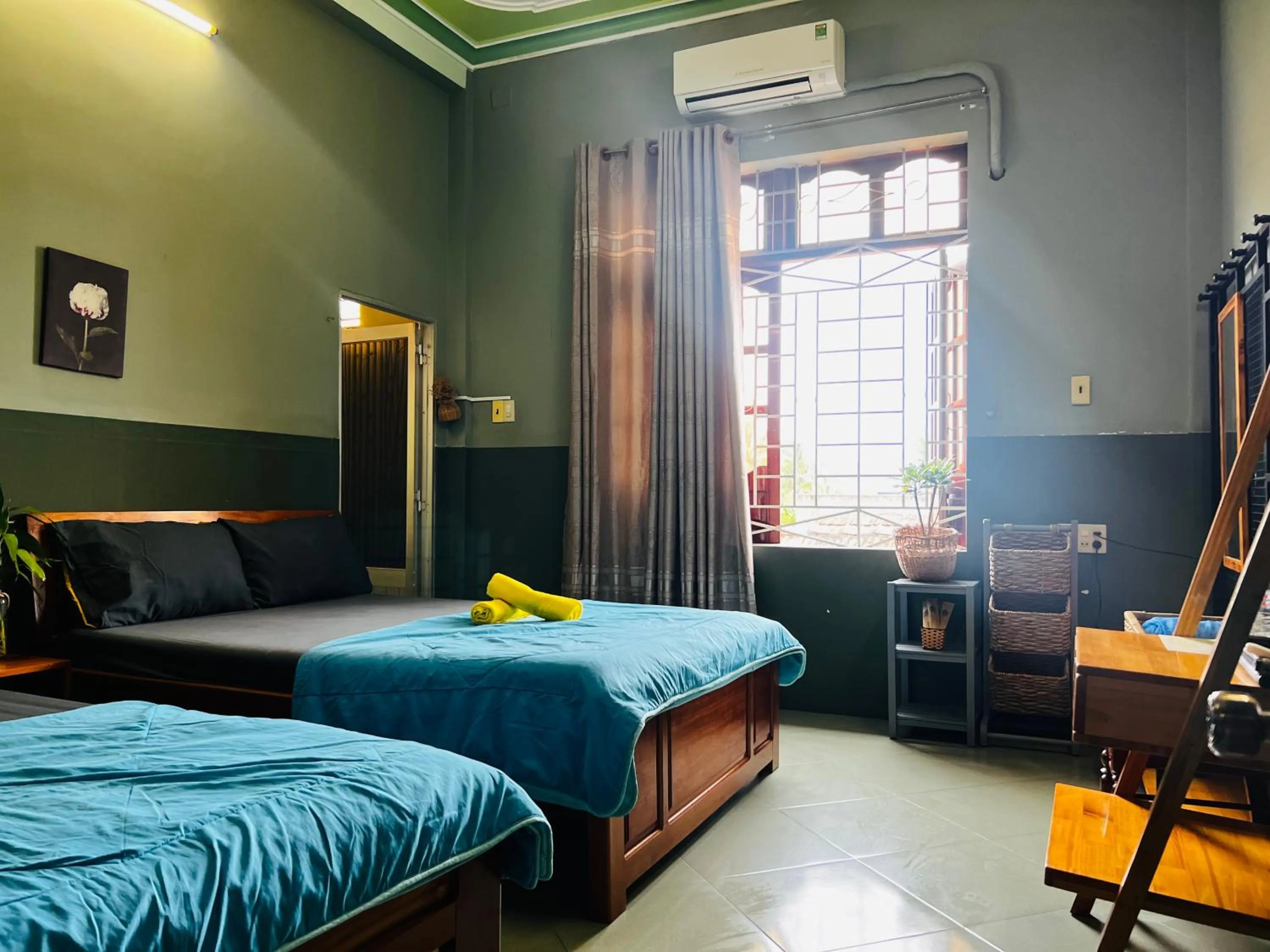 Bed in Yellow Farm Homestay at Tuy Hòa Phú Yên