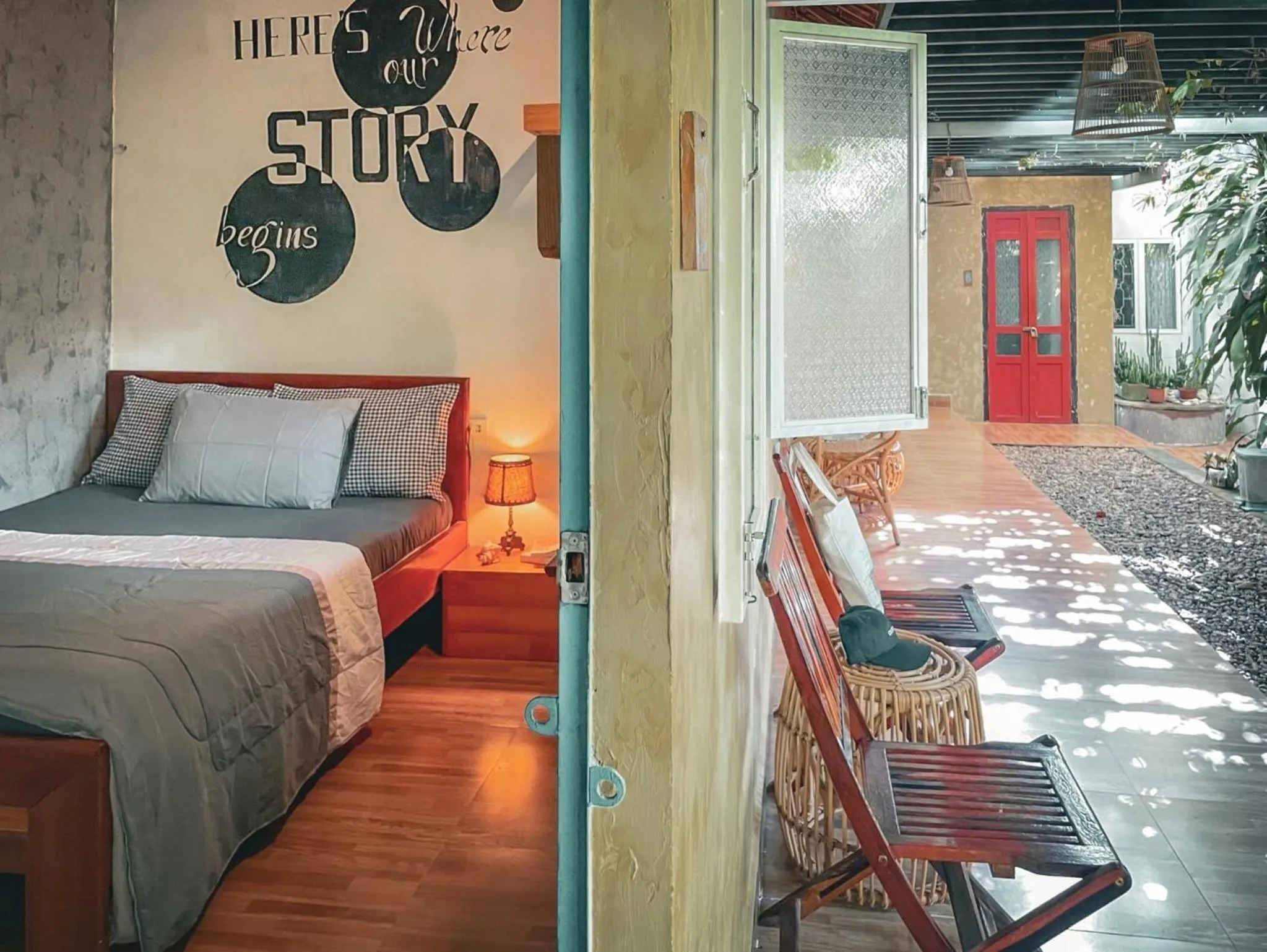 Bed in Yellow Farm Homestay at Tuy Hòa Phú Yên