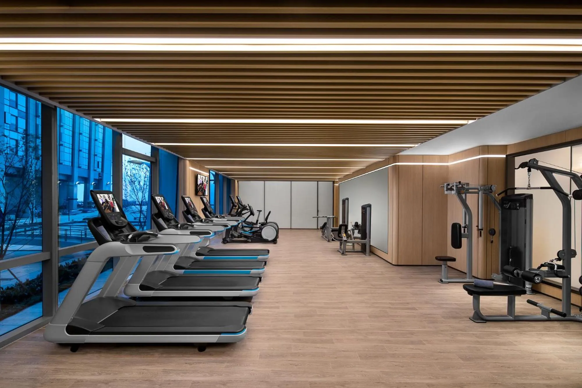 Fitness centre/facilities in Ascott Raffles City Chongqing