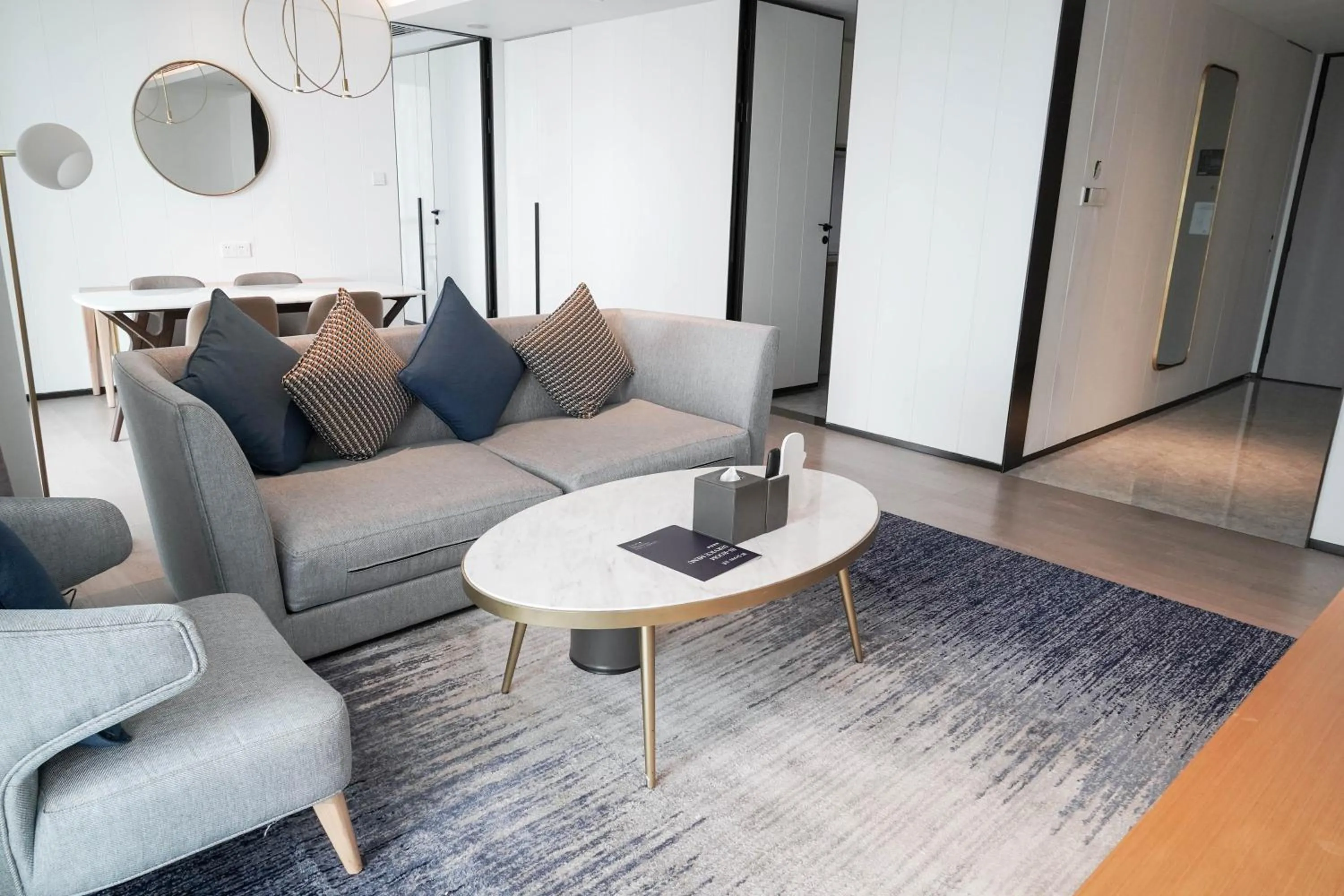 Living room in Ascott Raffles City Chongqing