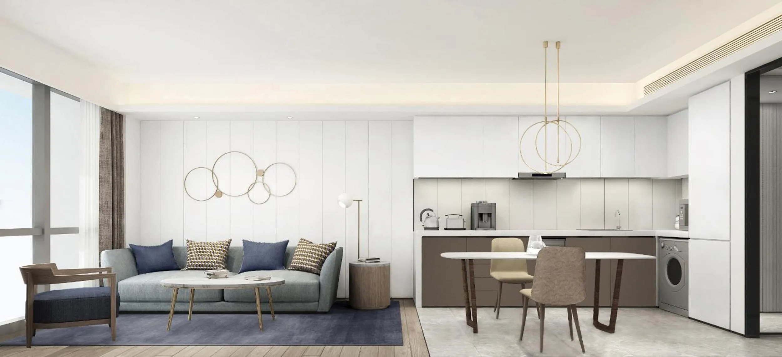 Kitchen or kitchenette in Ascott Raffles City Chongqing