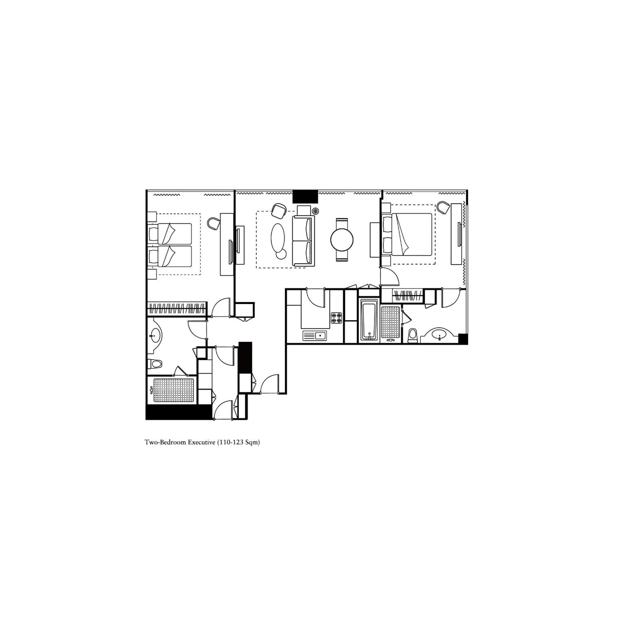 Property building in Ascott Raffles City Chongqing