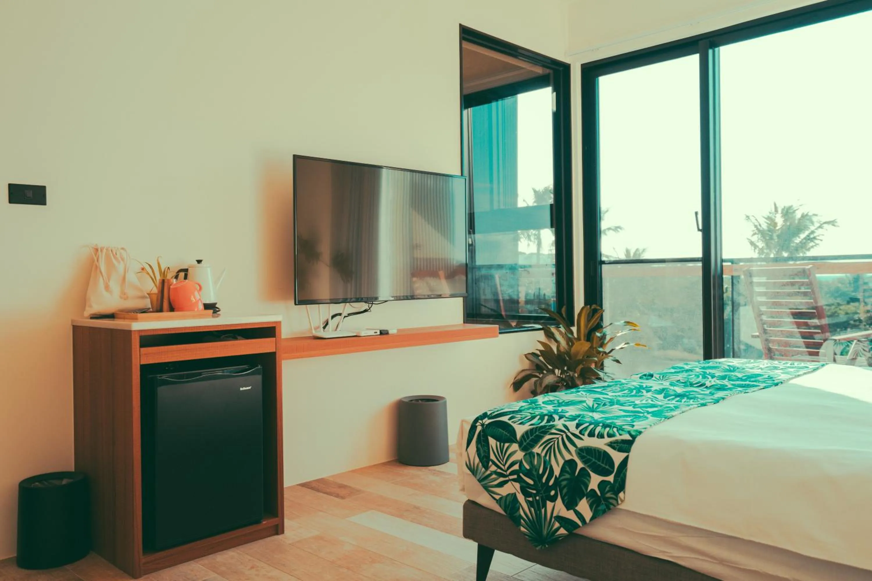 Decorative detail, Bed in Shark B&B