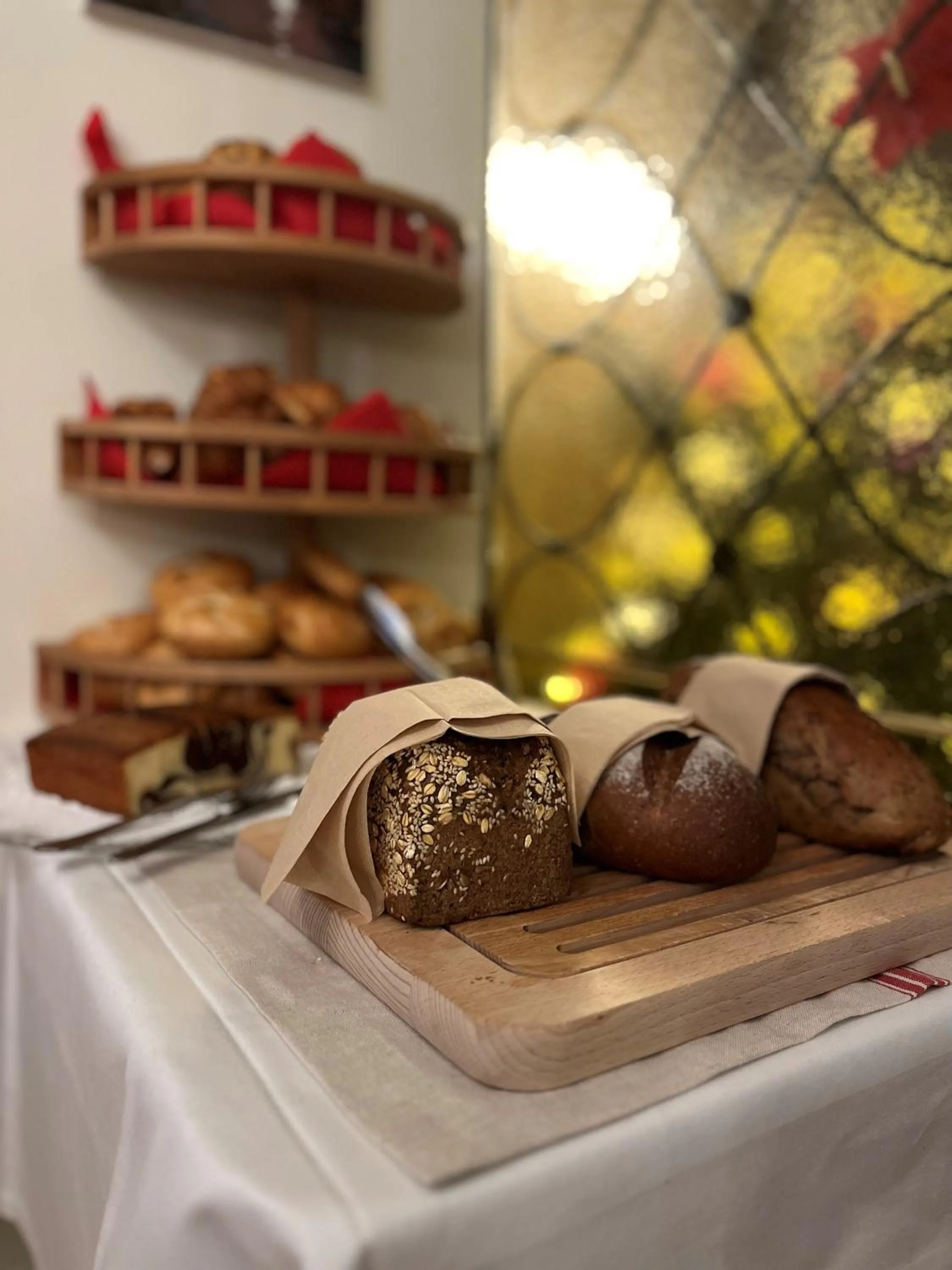 Buffet breakfast in Hotel Lindenhof