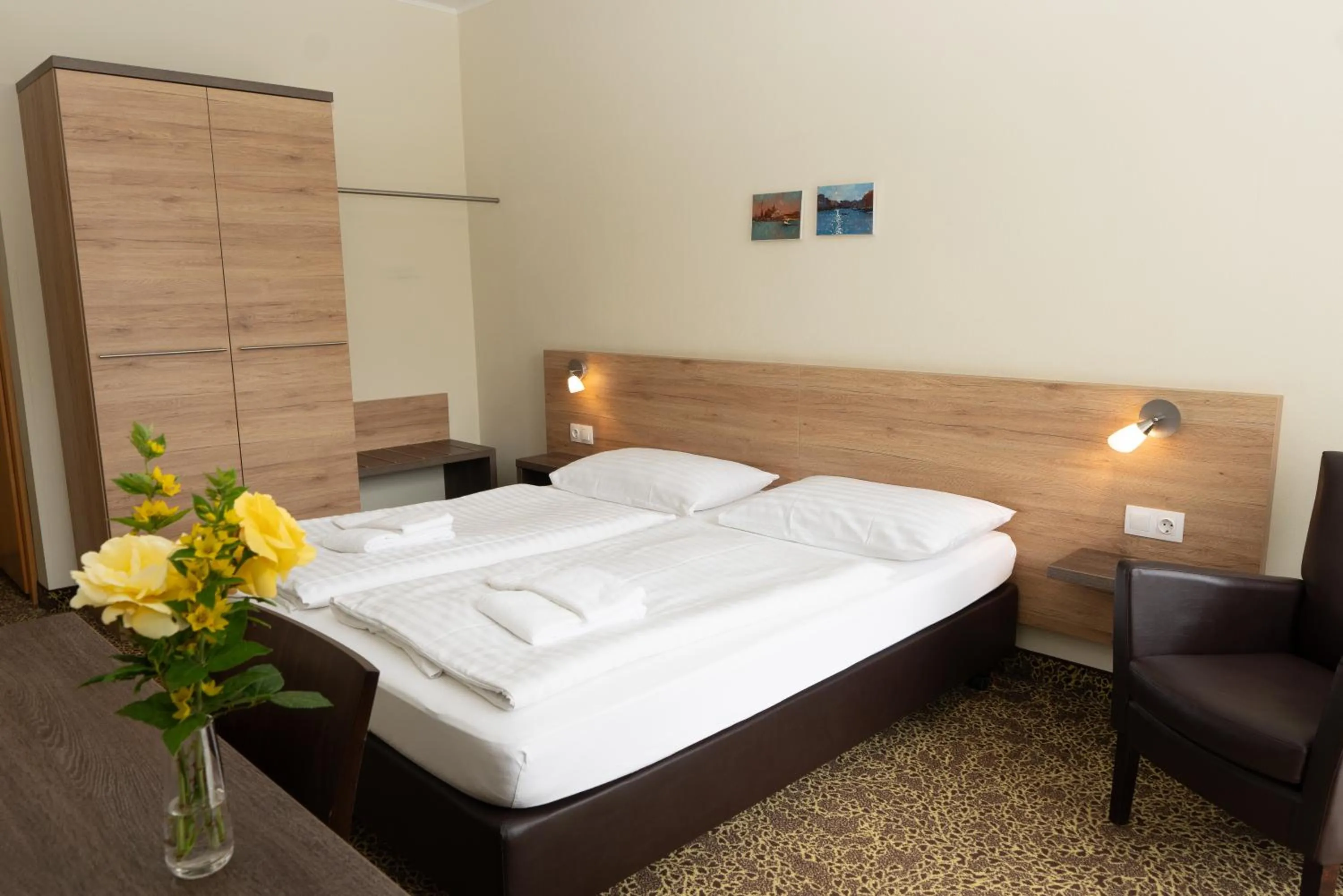 Bed in Hotel Lindenhof