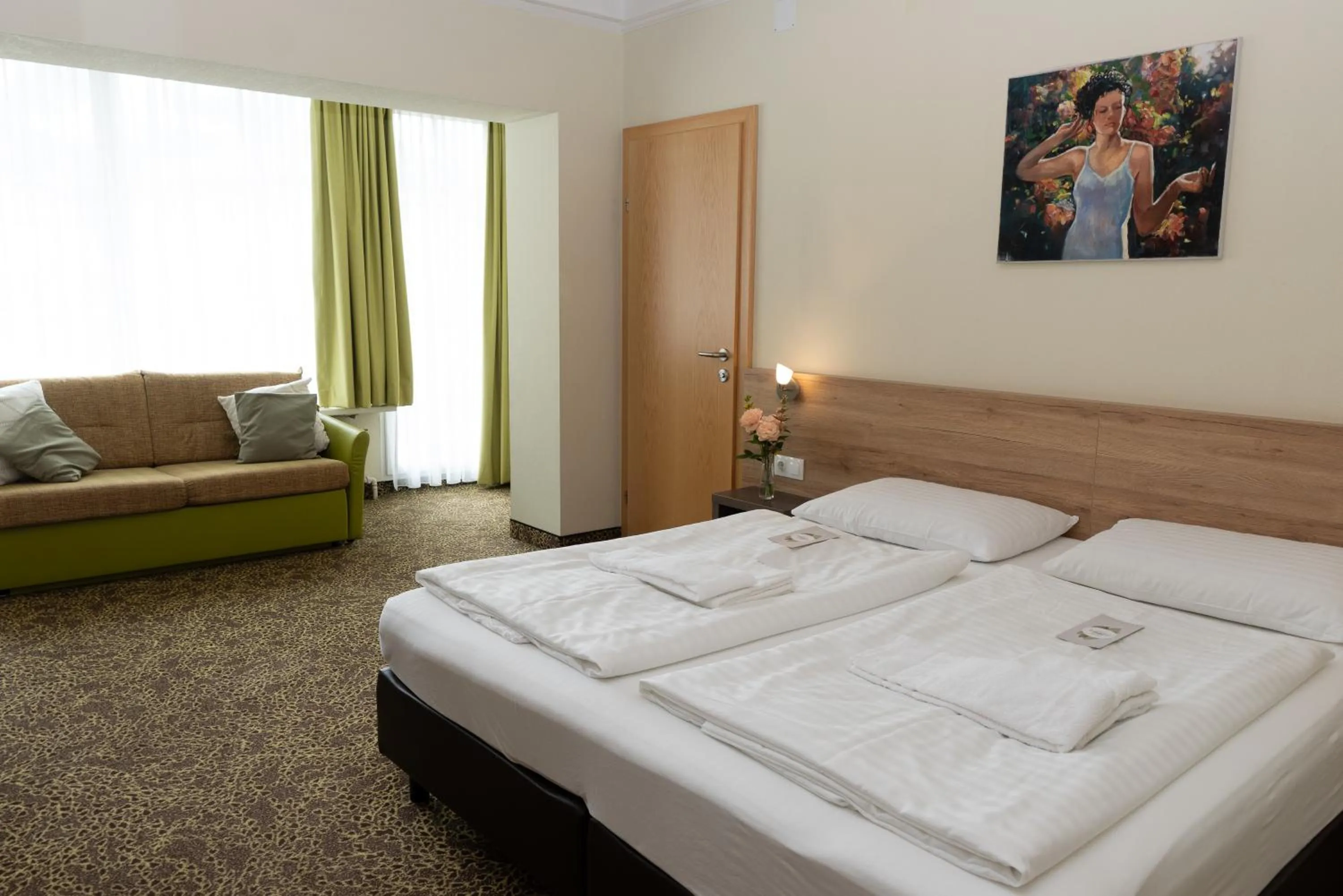 Photo of the whole room, Bed in Hotel Lindenhof