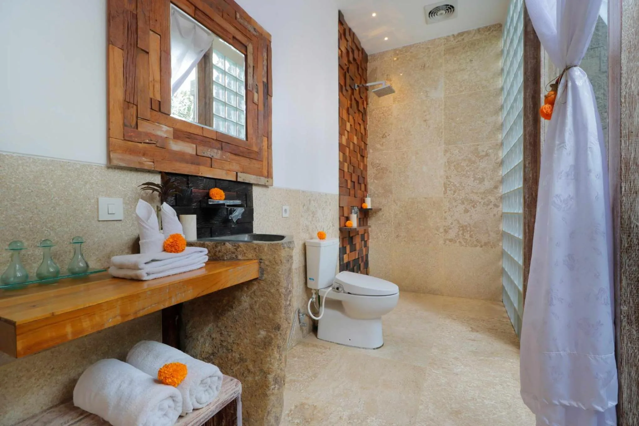 Bathroom in The Bejalin Eco Retreat