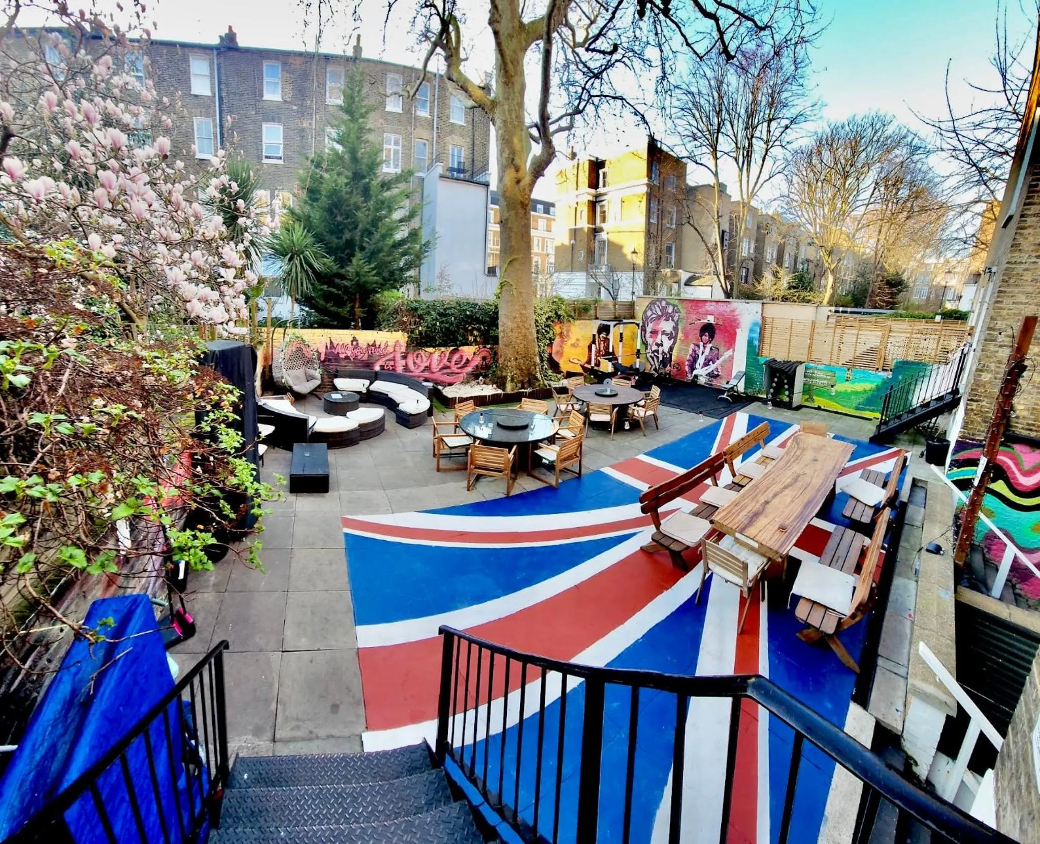 Garden in Saint James Backpackers