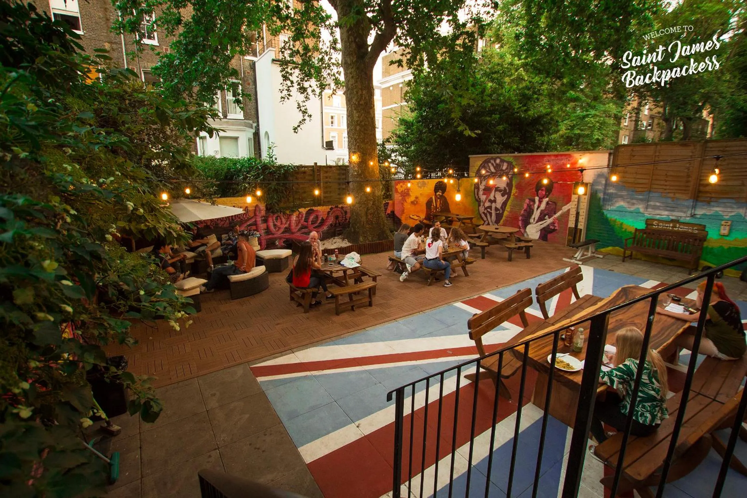 Garden in Saint James Backpackers