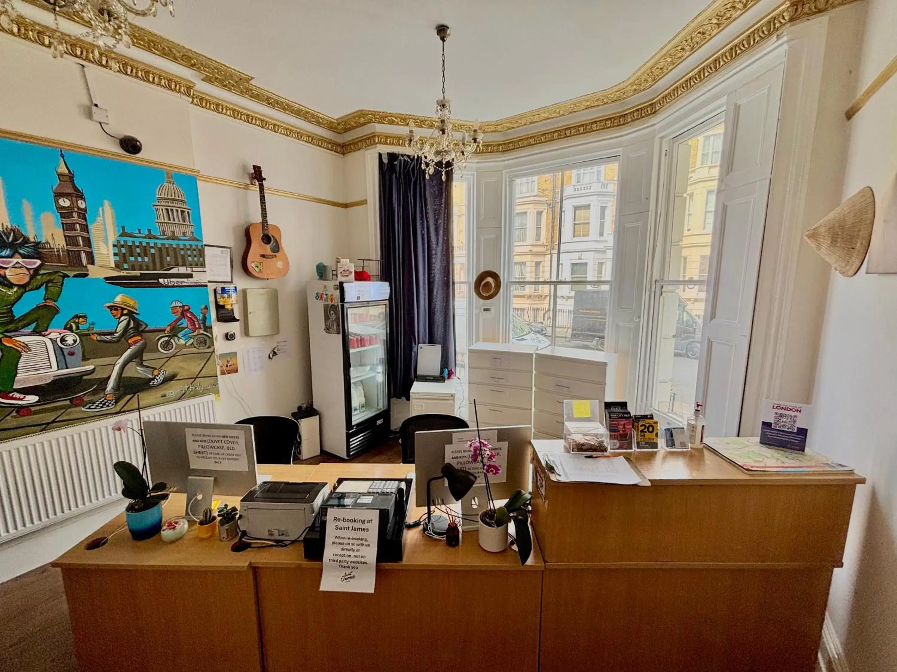 Lobby or reception in Saint James Backpackers Lobby or reception in Saint James Backpackers