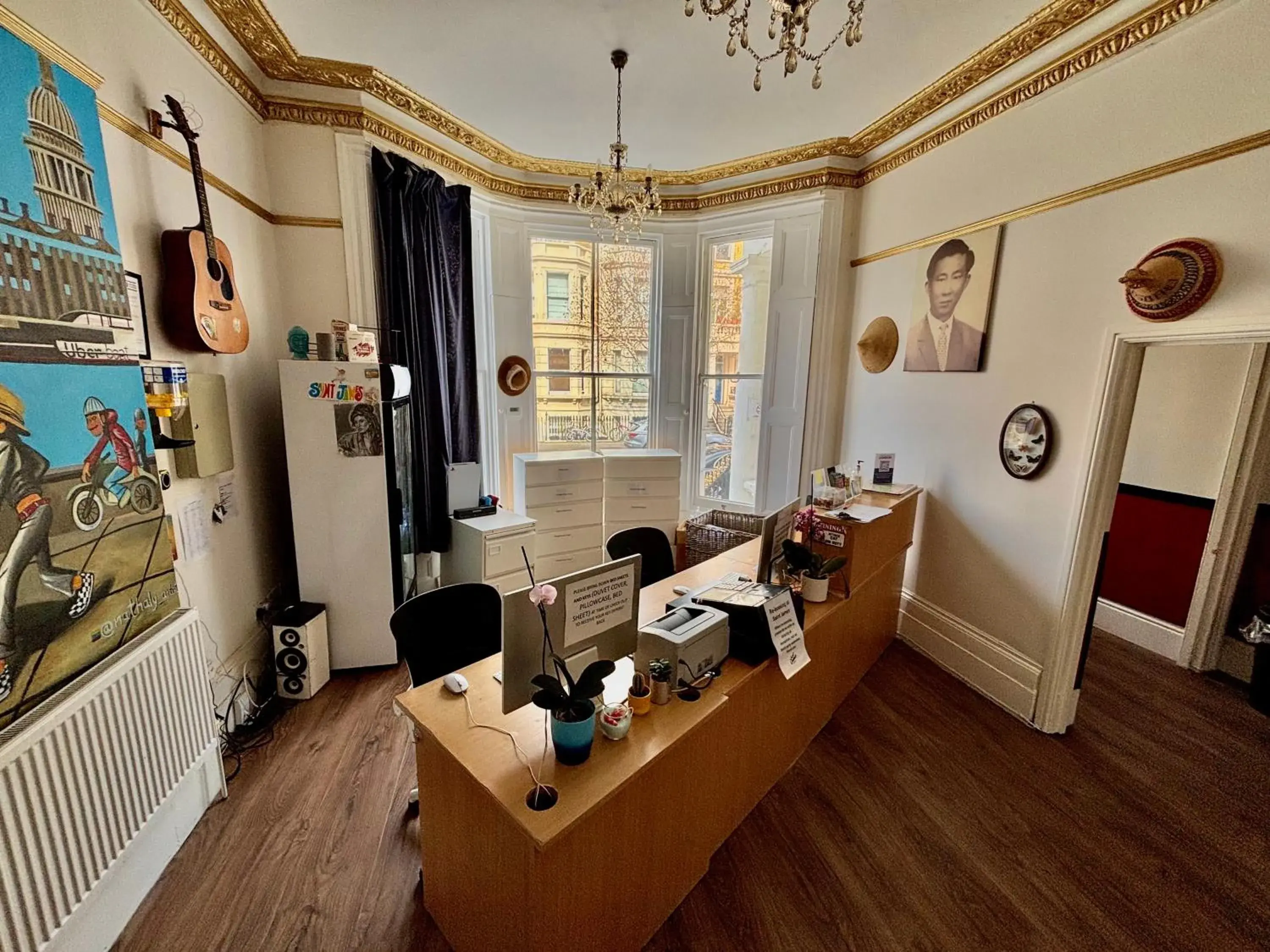 Lobby or reception in Saint James Backpackers Lobby or reception in Saint James Backpackers