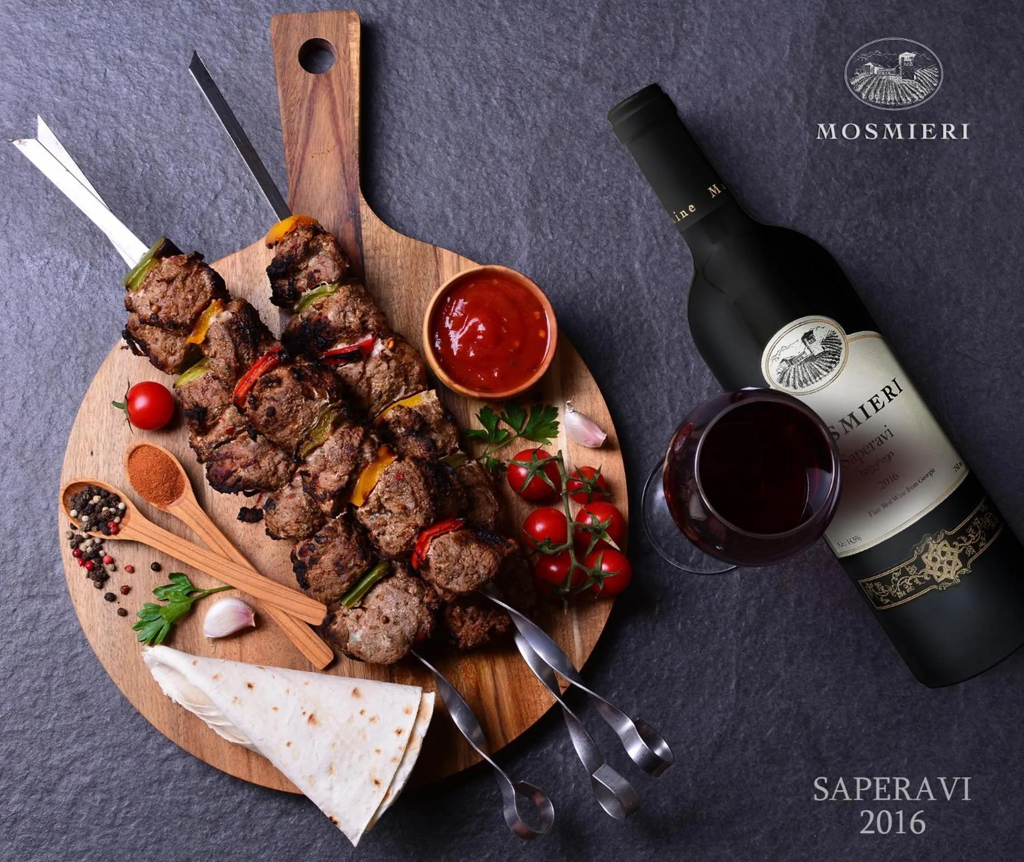 Food and drinks in Château Mosmieri Hotel & Winery