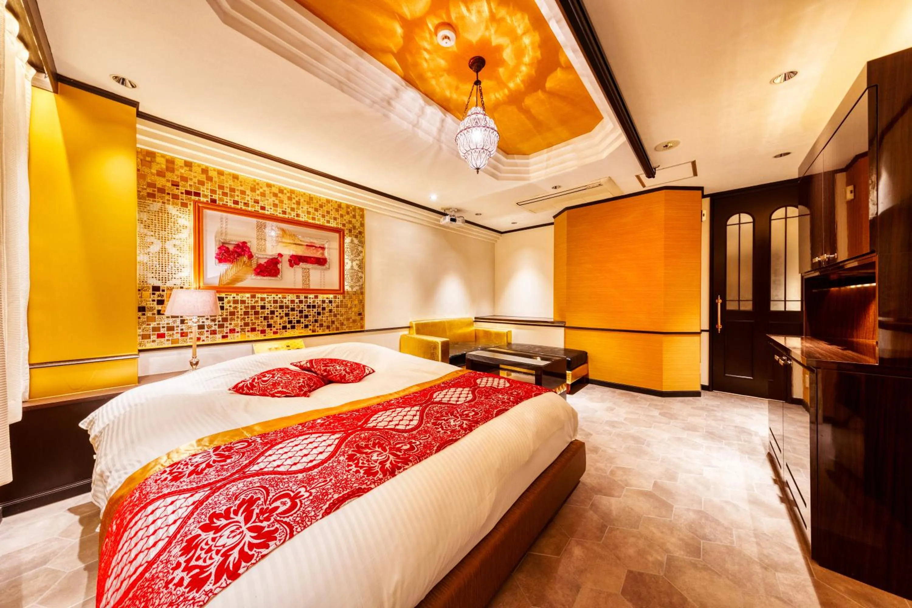 Bed in HOTEL Artia Izumiotsu (Adult Only)