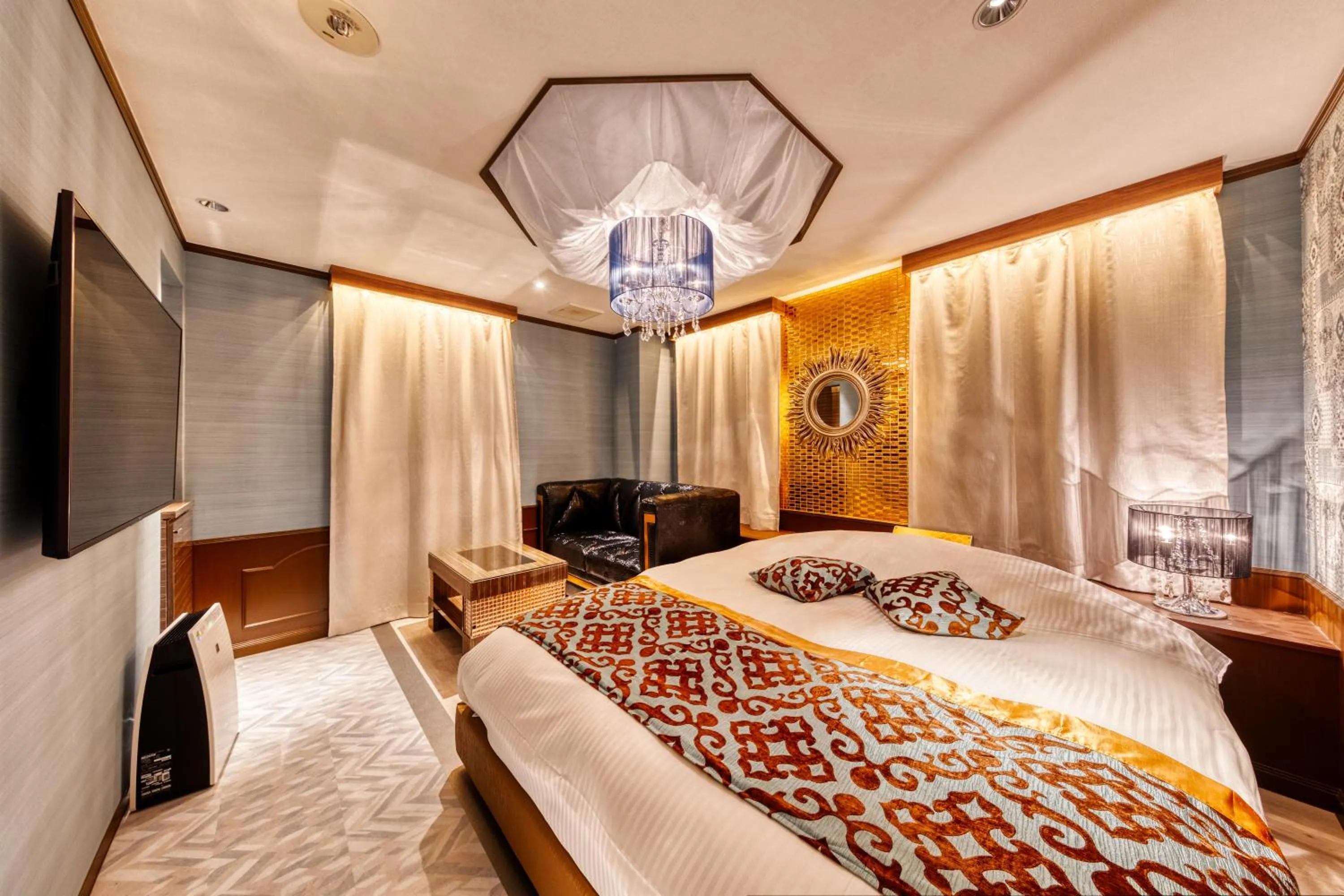 Bed in HOTEL Artia Izumiotsu (Adult Only)