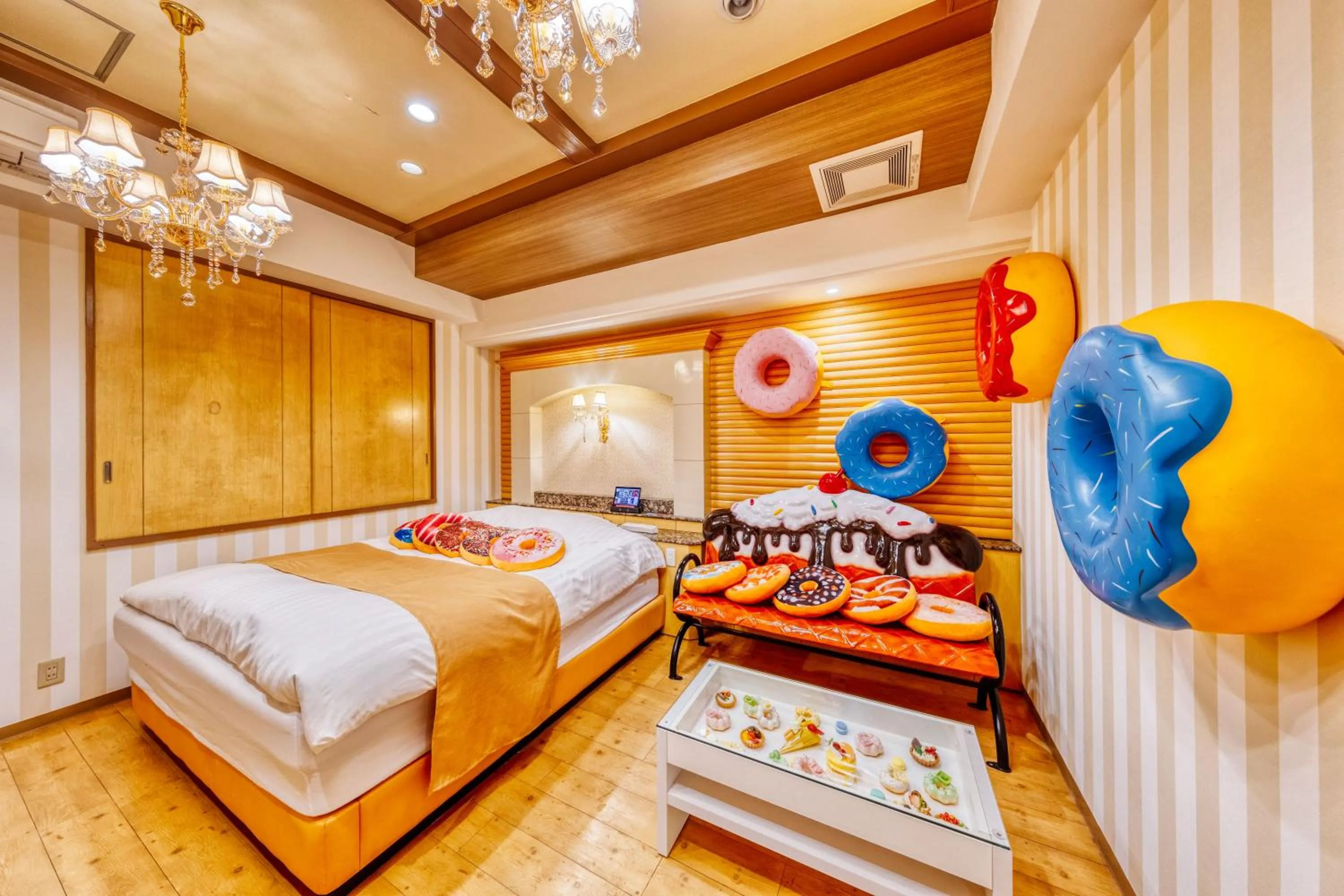 Bed in HOTEL Luna Kawagoe Adult Only