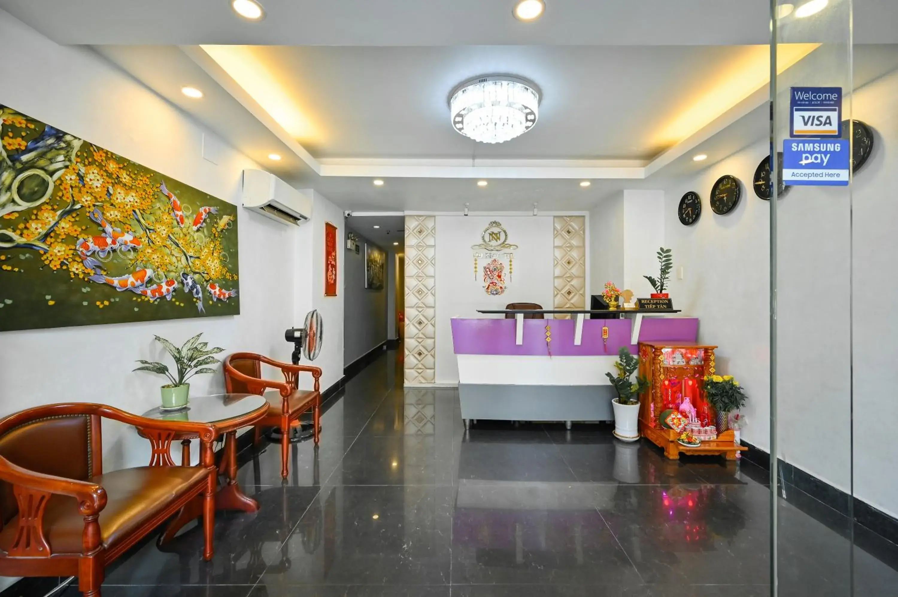 Lobby or reception in 99 Bui Vien Hotel (Boutique) Lobby or reception in 99 Bui Vien Hotel (Boutique)