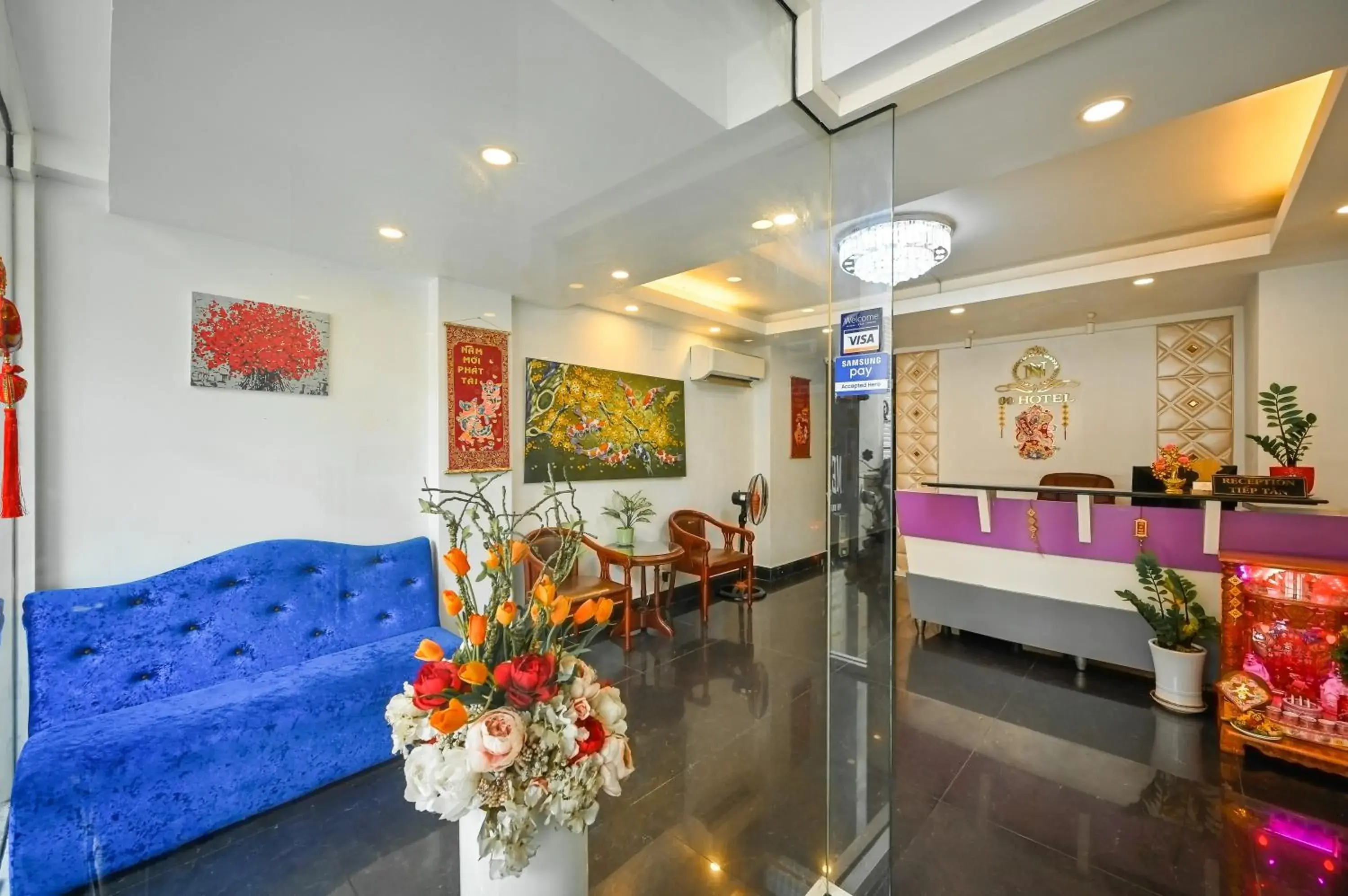 Lobby or reception in 99 Bui Vien Hotel (Boutique) Lobby or reception in 99 Bui Vien Hotel (Boutique)